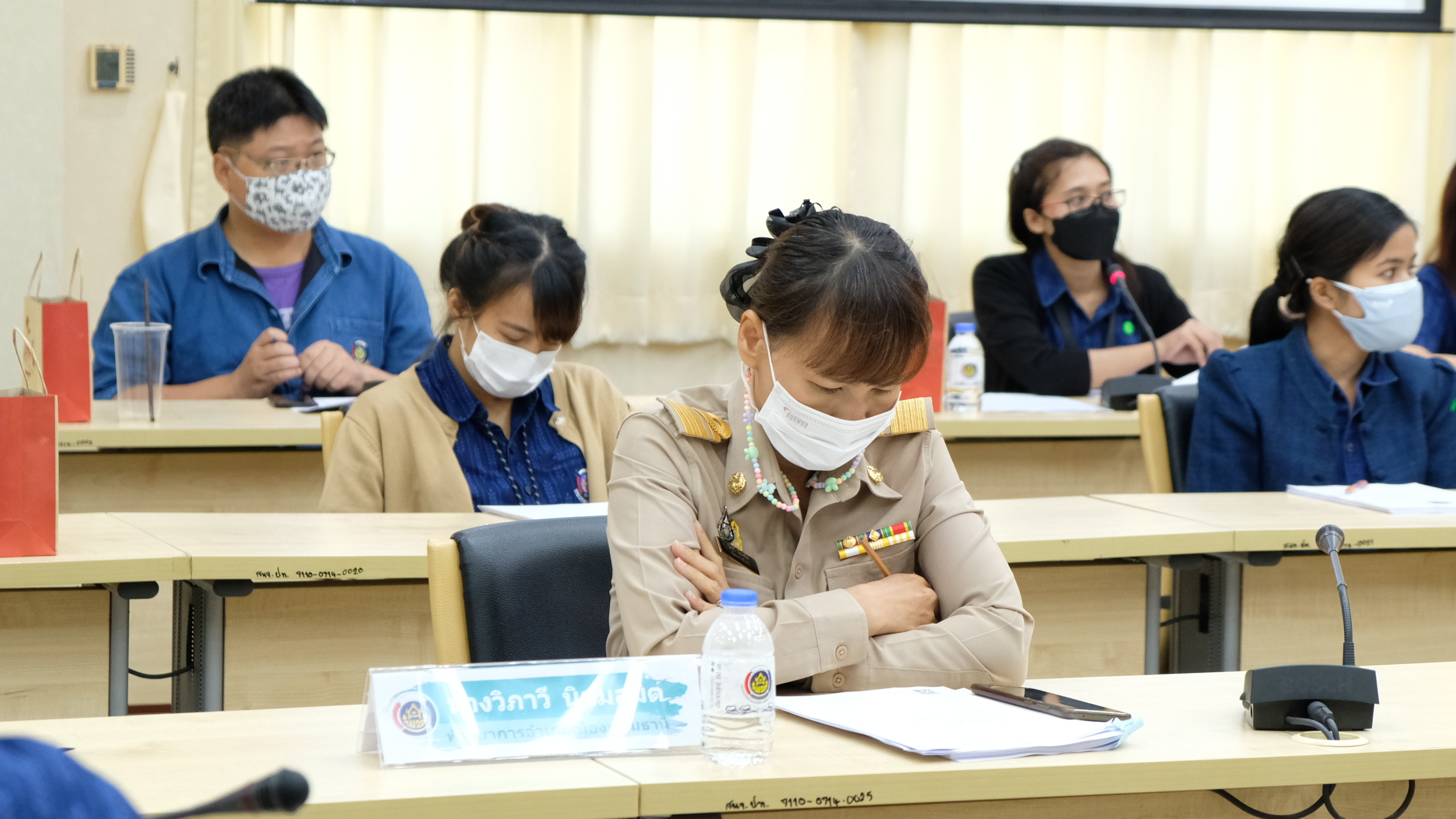 พช.ปทุมธานี “ประชุมมอบนโยบายและแนวทางการดำเนินงานพัฒนาชุมชน ประจำปีงบประมาณ ๒๕๖๕”