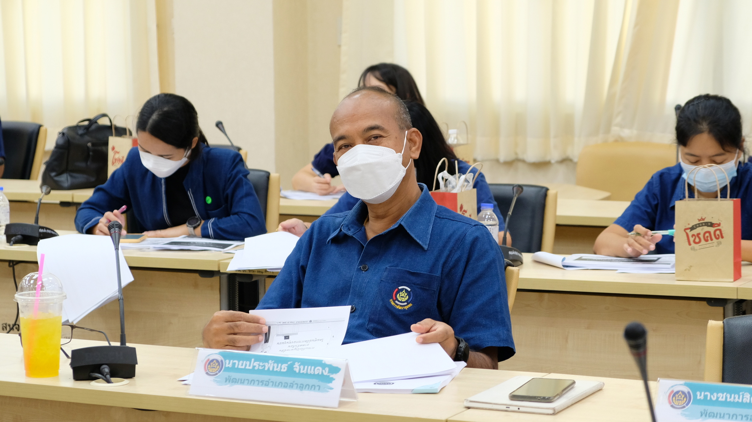 พช.ปทุมธานี “ประชุมมอบนโยบายและแนวทางการดำเนินงานพัฒนาชุมชน ประจำปีงบประมาณ ๒๕๖๕”
