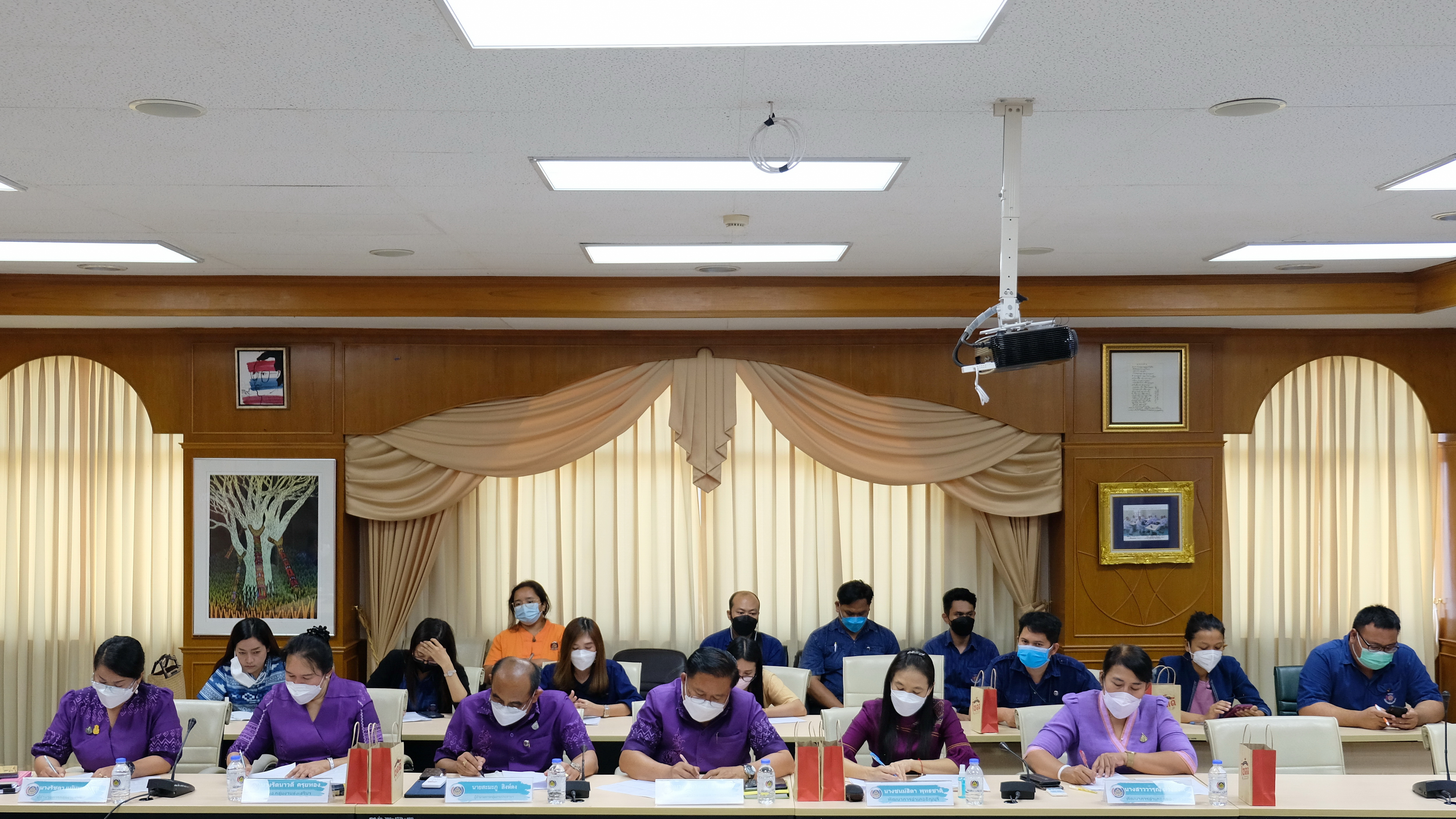 พช.ปทุมธานี “ประชุมผู้อำนวยการกลุ่มงาน/พัฒนาการอำเภอ ประจำเดือนมกราคม ๒๕๖๕”