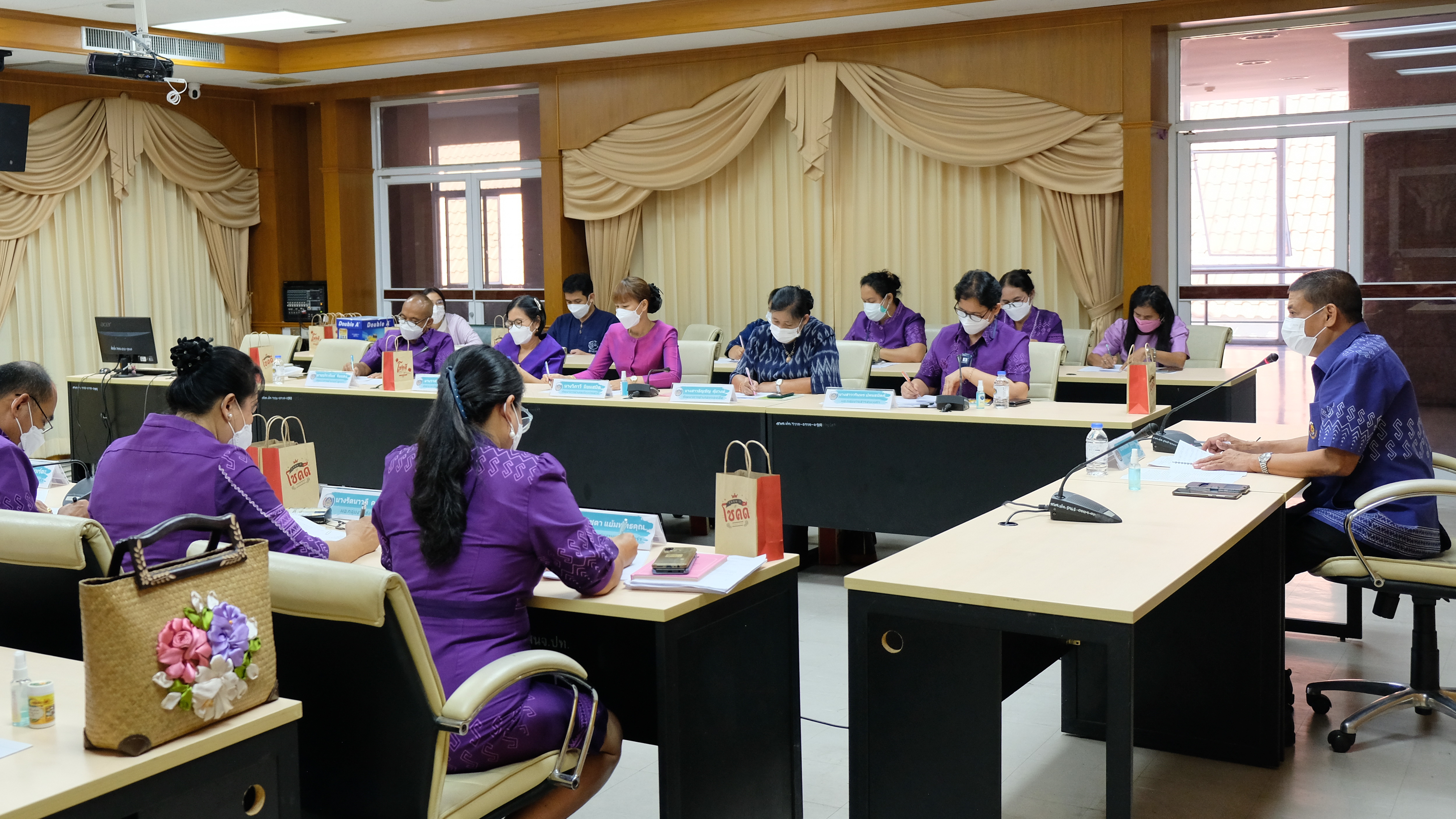 พช.ปทุมธานี “ประชุมผู้อำนวยการกลุ่มงาน/พัฒนาการอำเภอ ประจำเดือนมกราคม ๒๕๖๕”