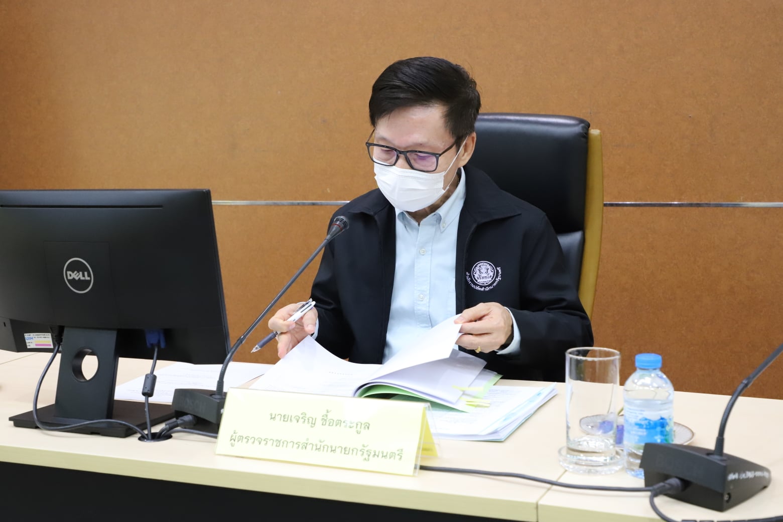 พช.ปทุมธานี “ร่วมต้อนรับผู้ตรวจราชการสำนักนายกรัฐมนตรี”