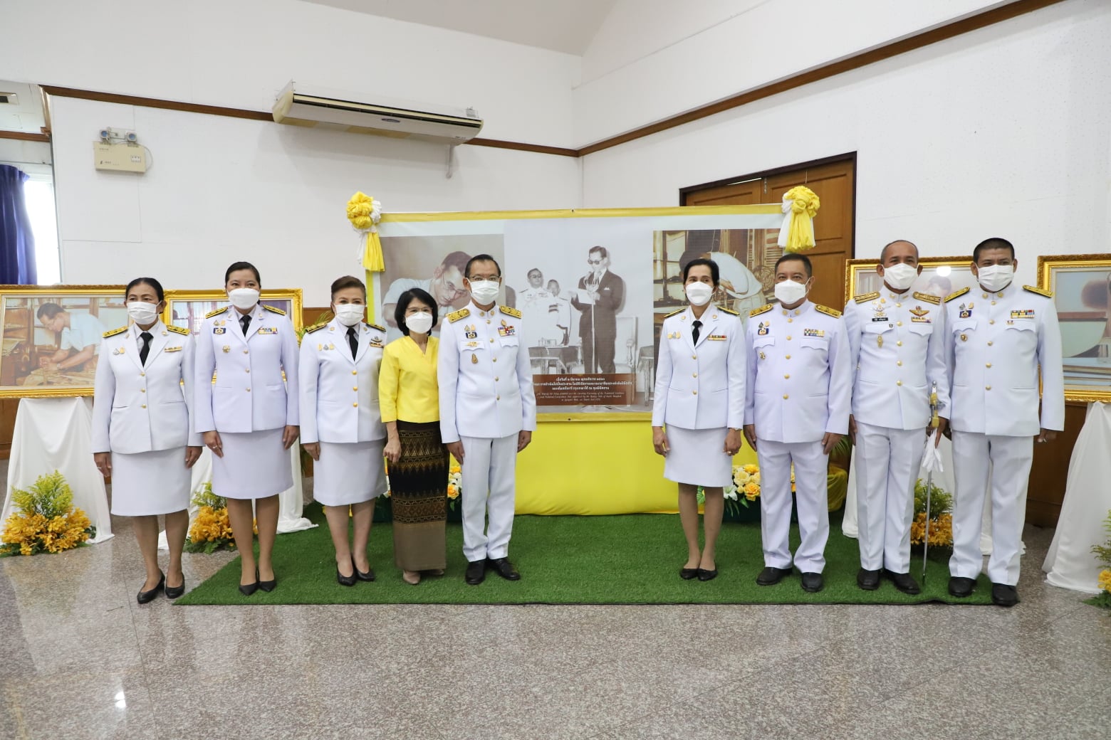 พช.ปทุมธานี “ร่วมพิธีถวายราชสักการะ พระบิดาแห่งมาตรฐานการช่างไทย เนื่องในวันมาตรฐานฝีมือแรงงานแห่งชาติ”