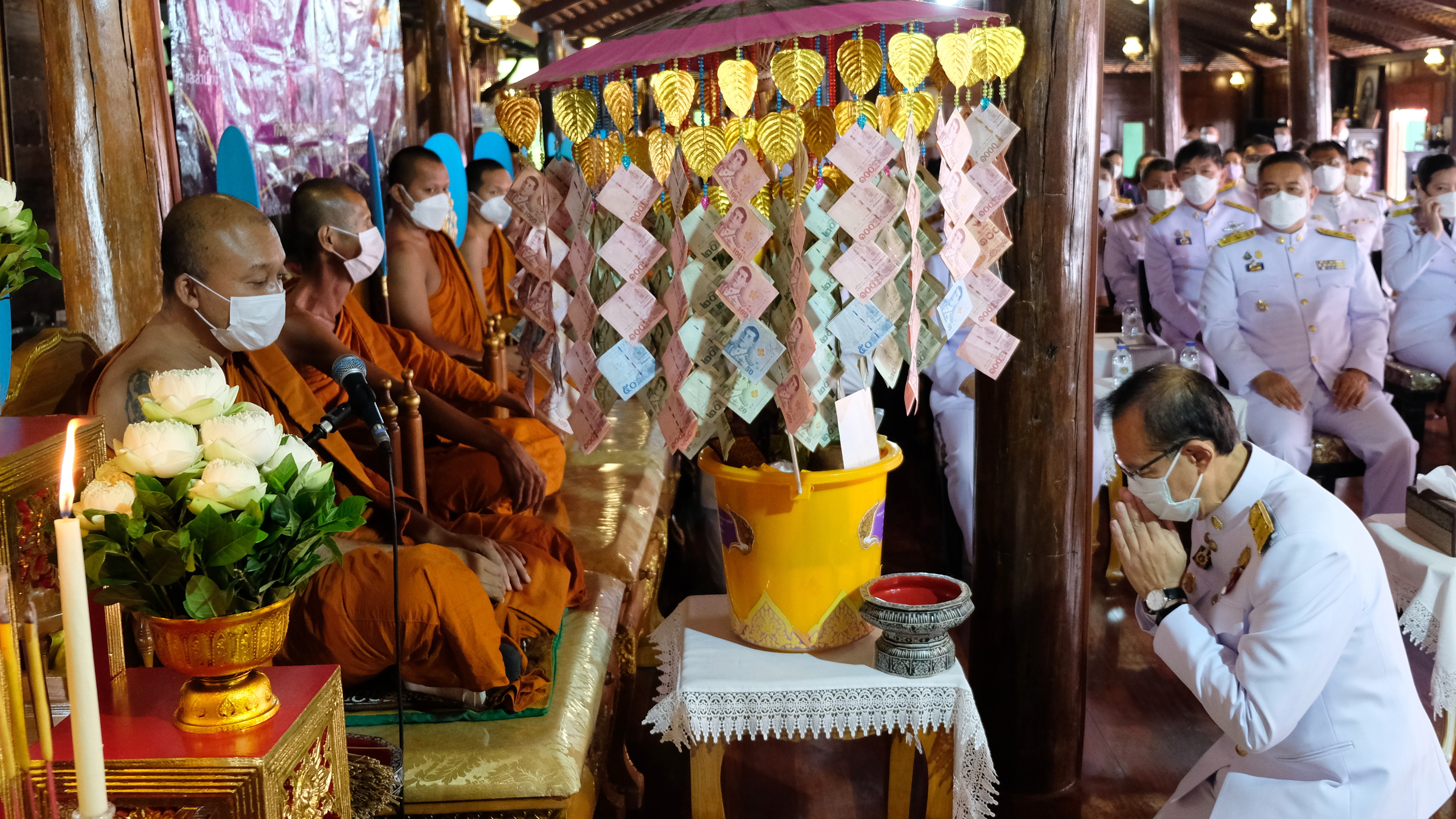 พช.ปทุมธานี “จัดพิธีทอดผ้าป่ากองทุนพัฒนาเด็กชนบท ในพระราชูปถัมภ์สมเด็จพระเทพรัตนราชสุดา ฯ สยามบรมราชกุมารี ประจำปี ๒๕๖๕”