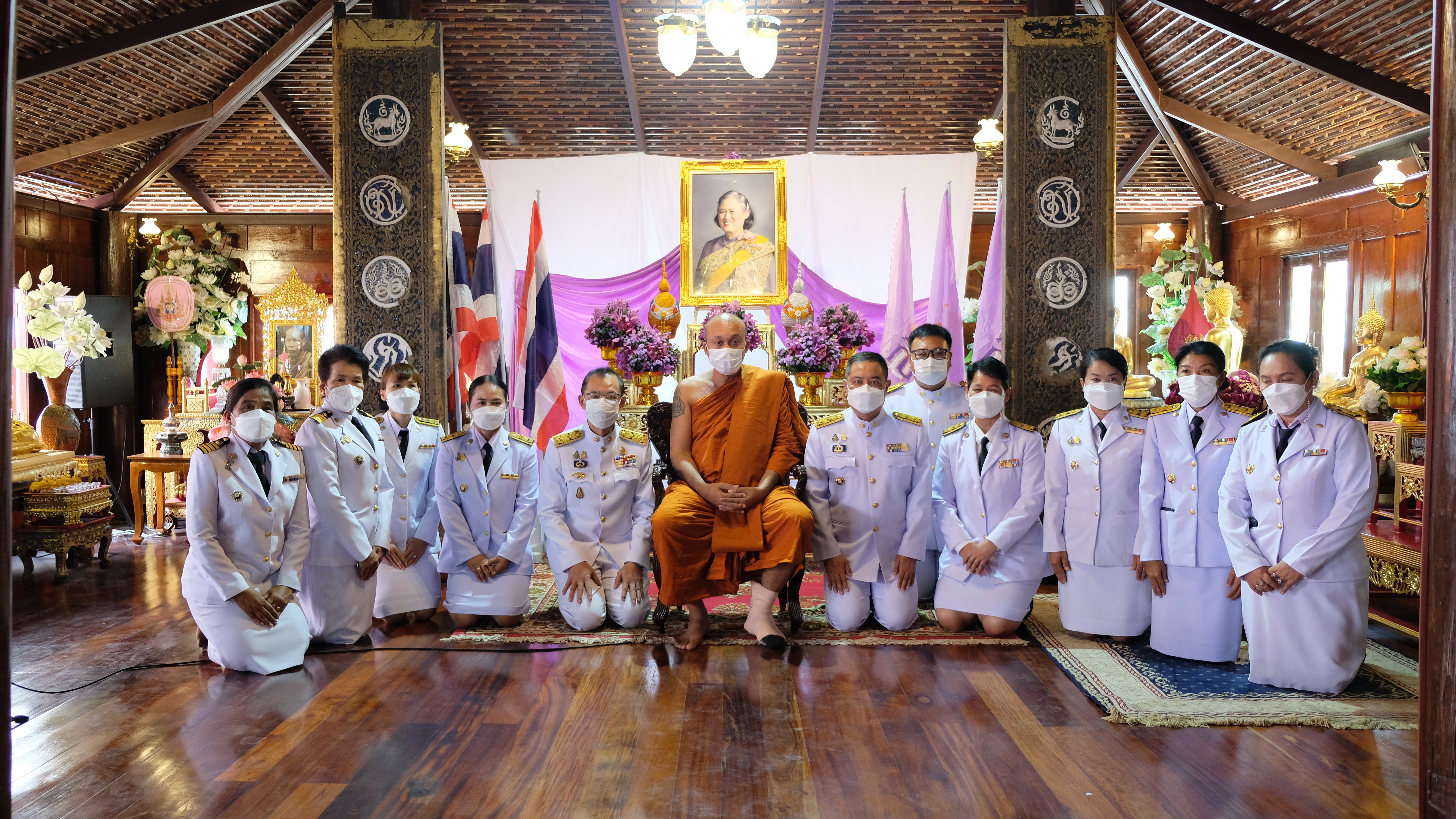 พช.ปทุมธานี “จัดพิธีทอดผ้าป่ากองทุนพัฒนาเด็กชนบท ในพระราชูปถัมภ์สมเด็จพระเทพรัตนราชสุดา ฯ สยามบรมราชกุมารี ประจำปี ๒๕๖๕”