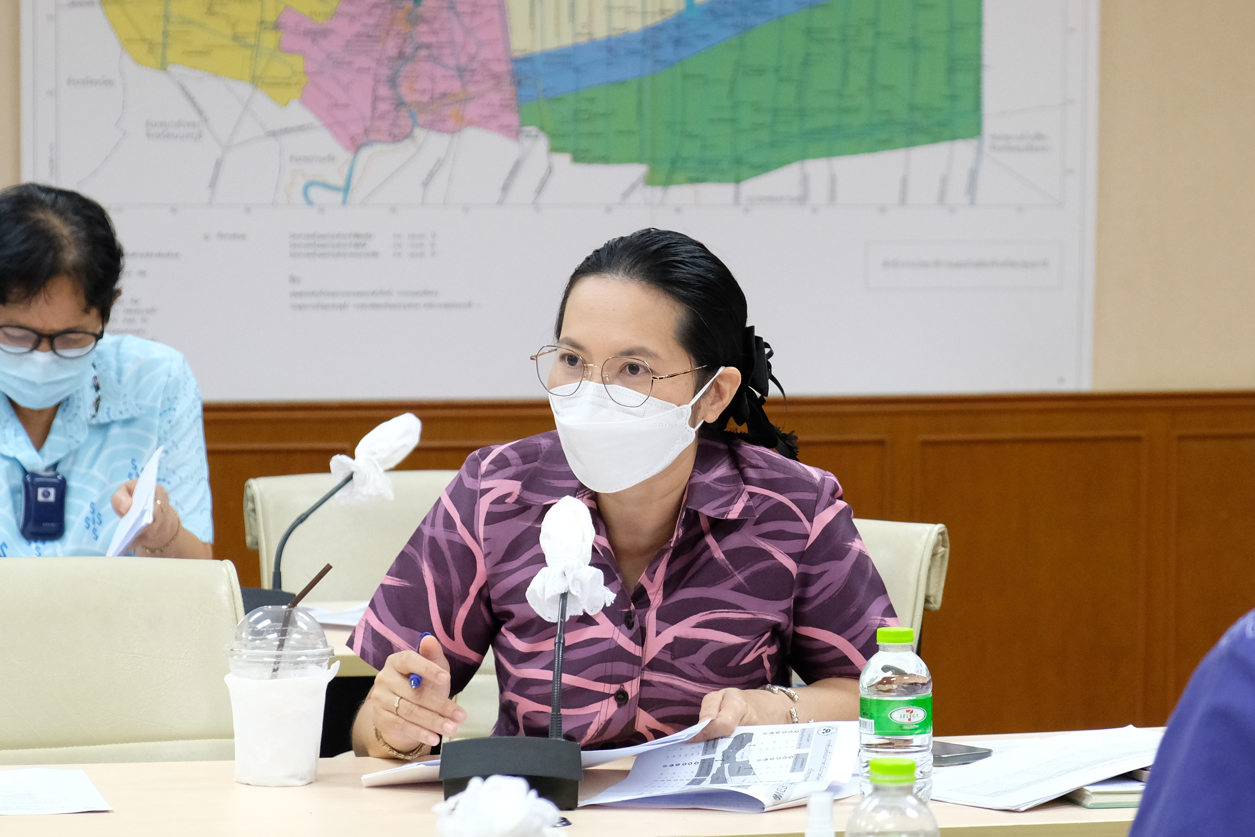 พช.ปทุมธานี “ประชุมคณะทำงานรับผิดชอบตัวชี้วัดในระบบ TPMAP Logbook”