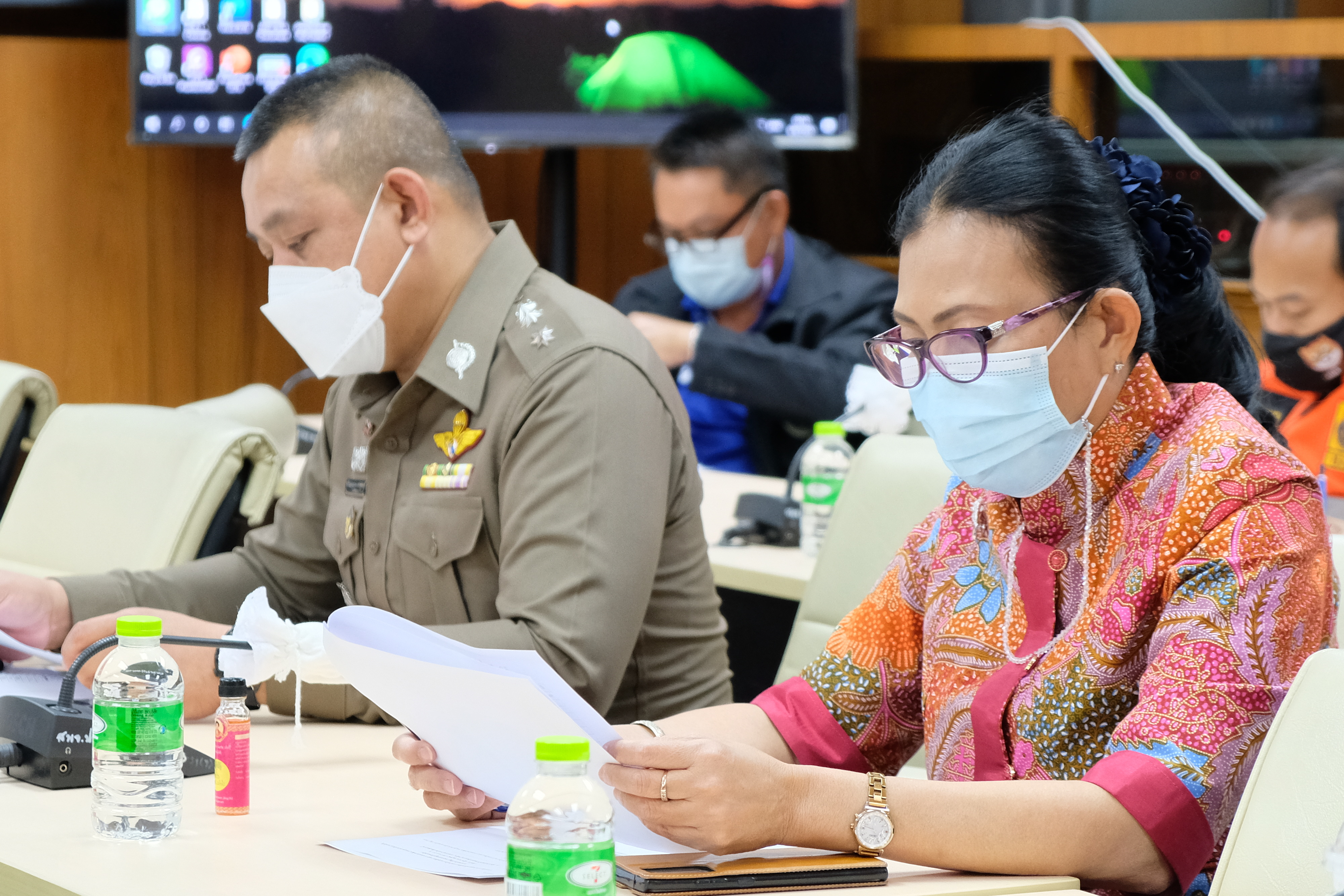 พช.ปทุมธานี “ประชุมคณะทำงานรับผิดชอบตัวชี้วัดในระบบ TPMAP Logbook”