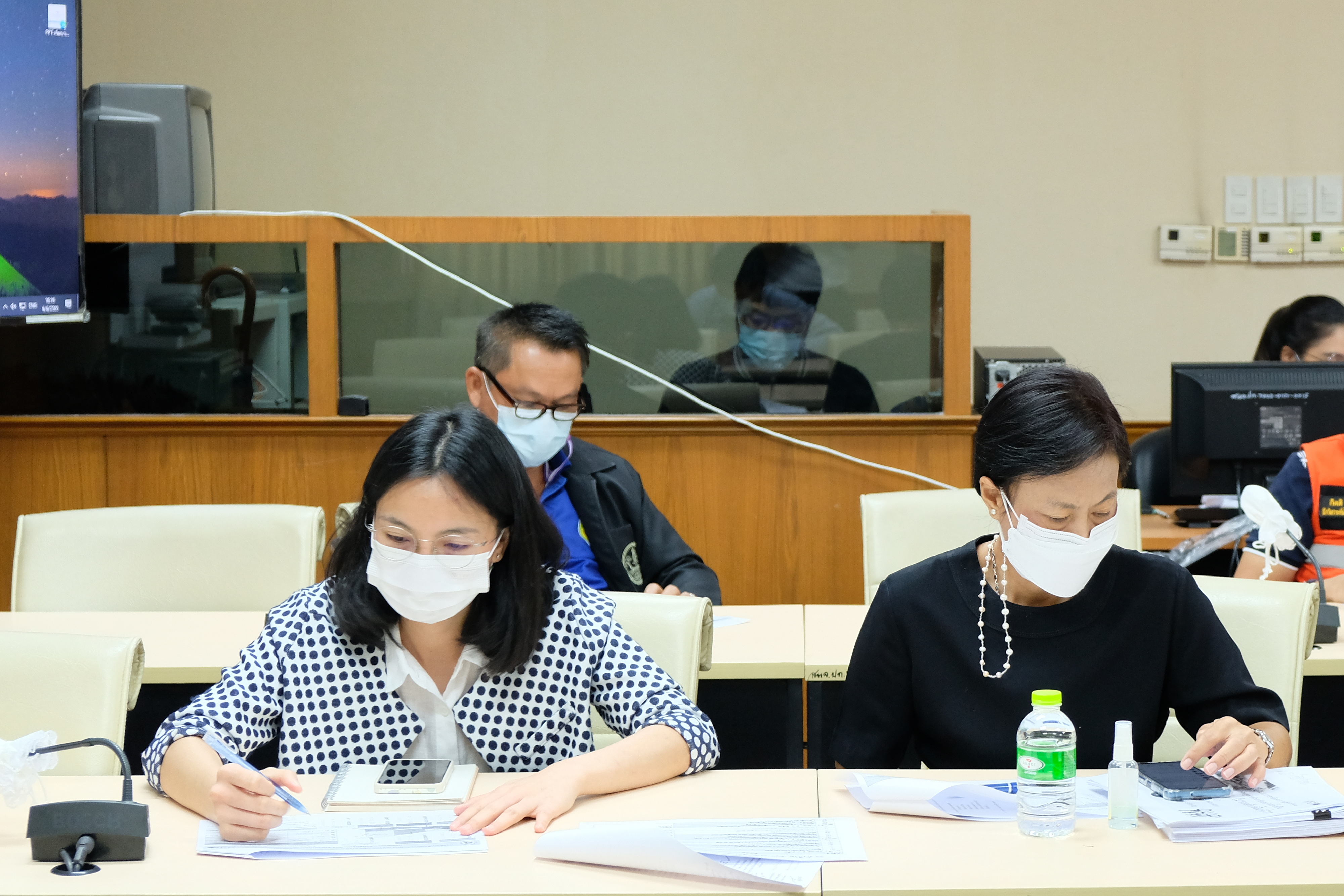 พช.ปทุมธานี “ประชุมคณะทำงานรับผิดชอบตัวชี้วัดในระบบ TPMAP Logbook”