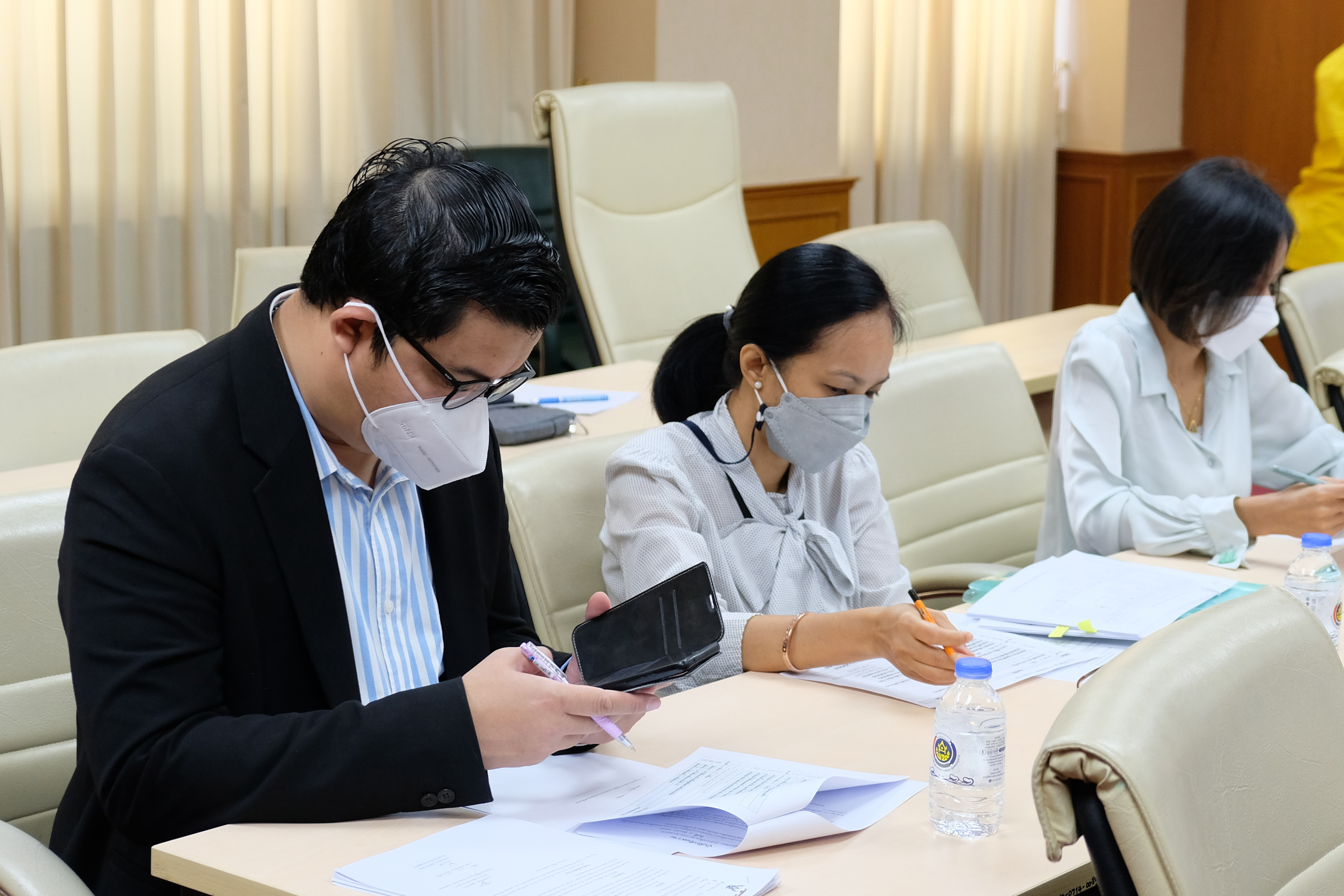 พช.ปทุมธานี “ประชุมคณะทำงานรับผิดชอบตัวชี้วัดในระบบ TPMAP Logbook”