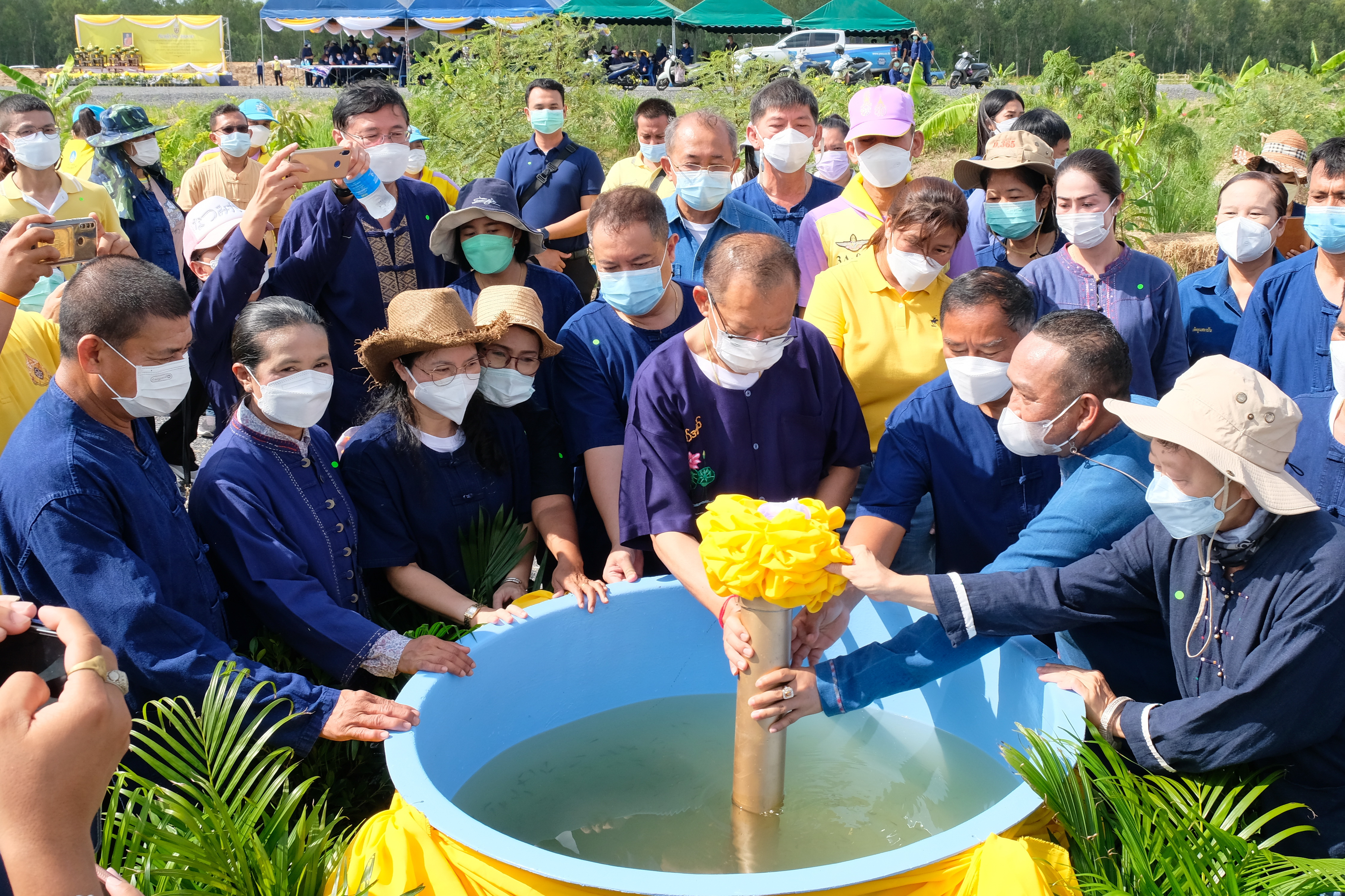 พช.ปทุมธานี “ร่วมถวายพระพรแด่ สมเด็จพระสังฆราช เนื่องในมงคลสมัยคล้ายวันประสูติ ๒๖ มิถุนายน ๒๕๖๕”