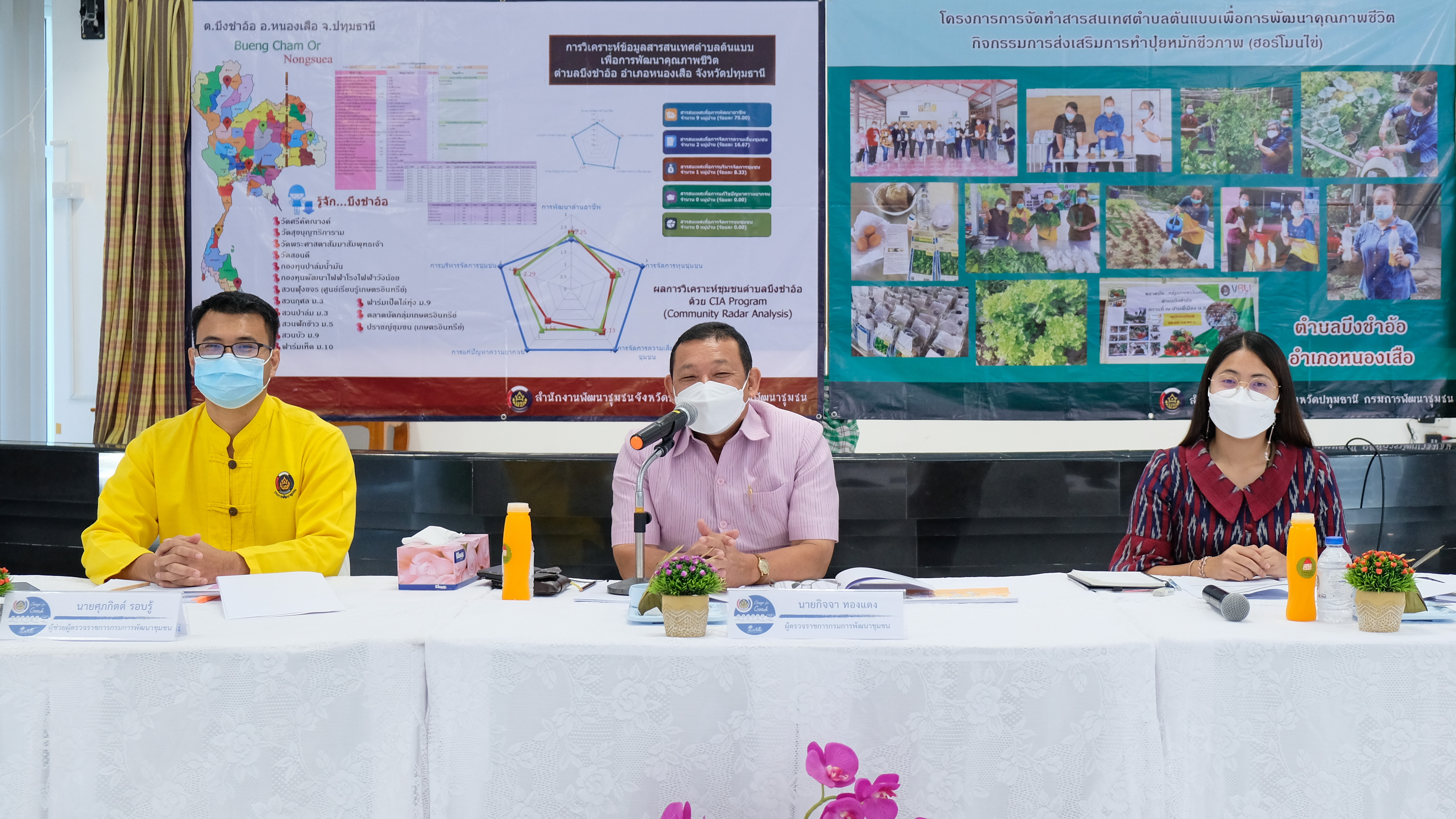 พช.ปทุมธานี “ร่วมประกวดสารสนเทศตำบลต้นแบบฯ ระดับเขตตรวจราชการ กรมการพัฒนาชุมชน”