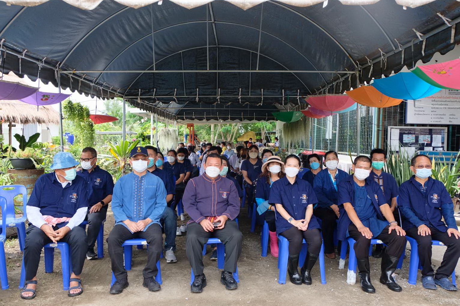 พช.ปทุมธานี “ร่วมโครงการเรียนรู้วิถีชาวนา พบความสุข ตามแนวทางศาสตร์พระราชา”