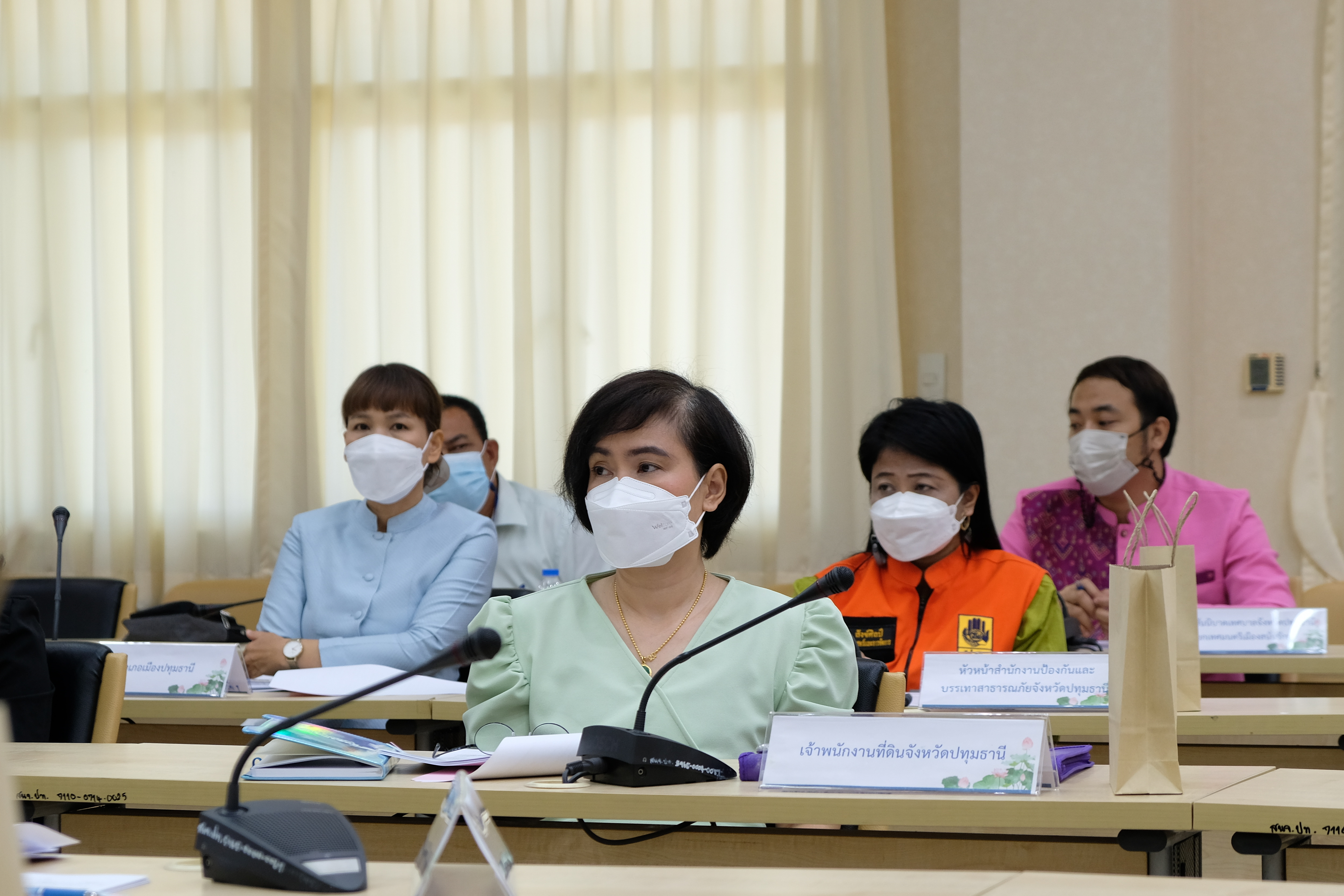 พช.ปทุมธานี “ประชุมคณะทำงานบริหารการจัดเก็บข้อมูลความจำเป็นพื้นฐาน (จปฐ.) ระดับจังหวัด ประจำปี พ.ศ. ๒๕๖๕”