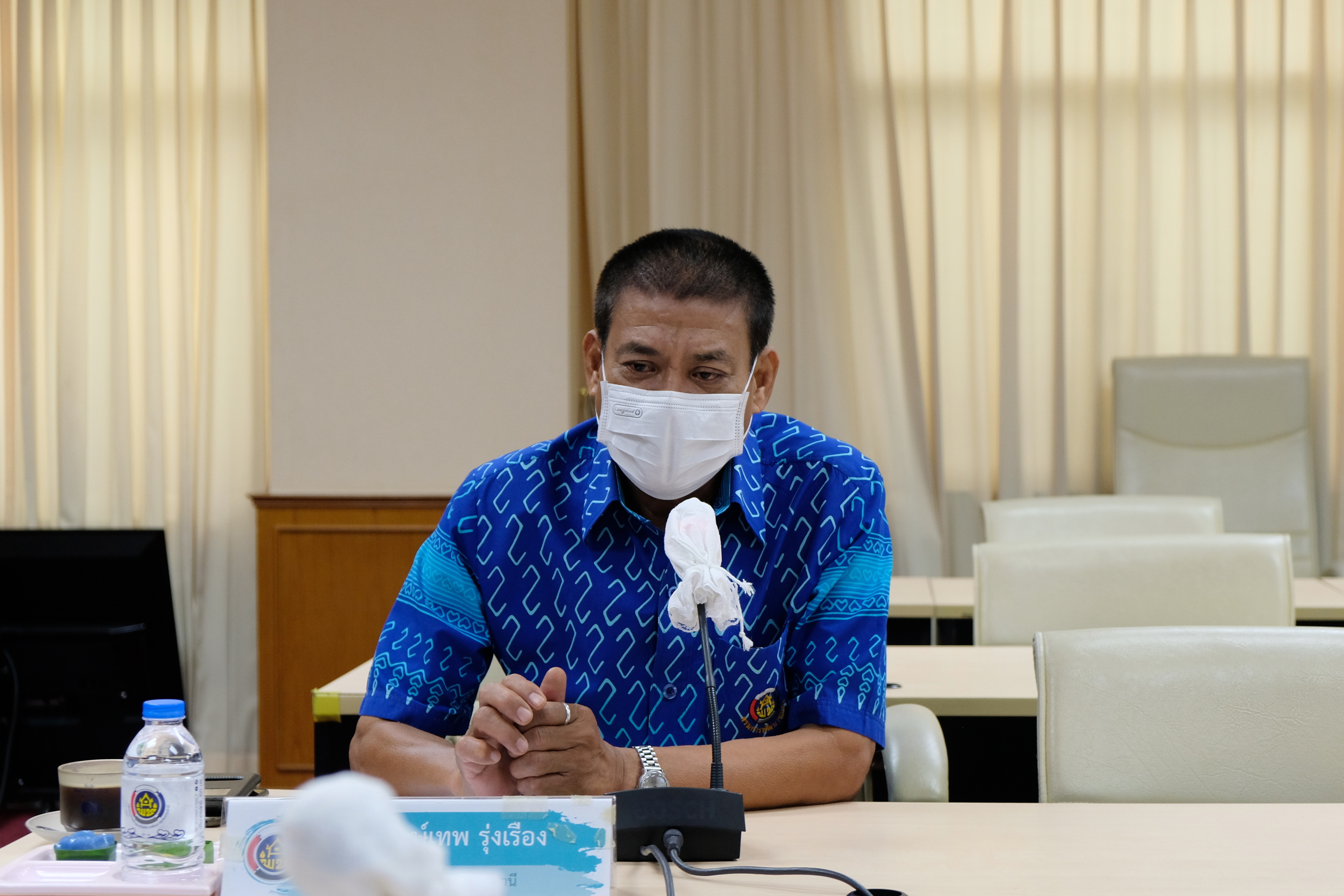 พช.ปทุมธานี “รับการตรวจประเมินหน่วยงานพัฒนาชุมชนใสสะอาด ระดับท้าทาย ประจำปี ๒๕๖๕”