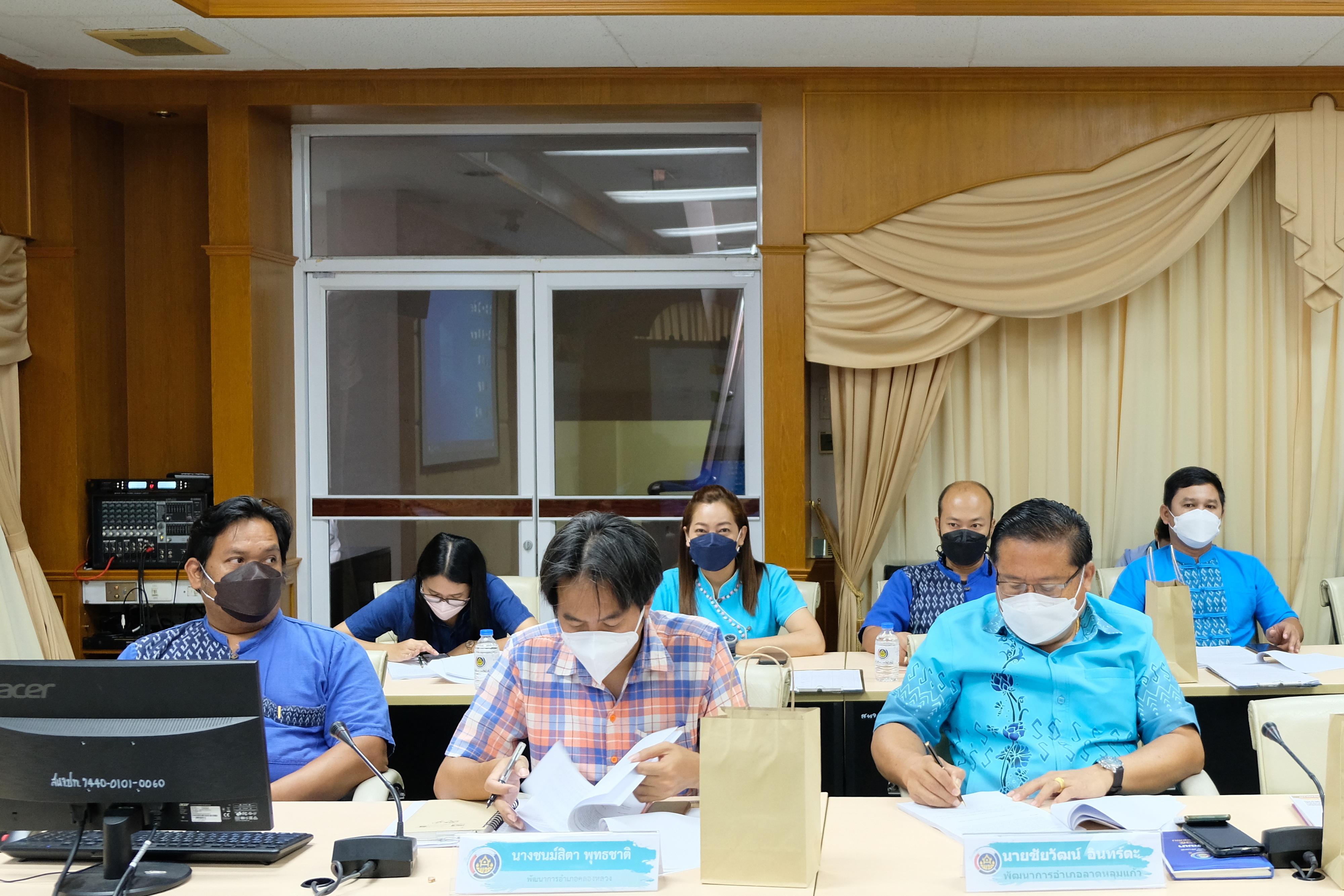 พช.ปทุมธานี “ประชุมผู้อำนวยการกลุ่มงาน/พัฒนาการอำเภอ ครั้งที่ ๗/๒๕๖๕”