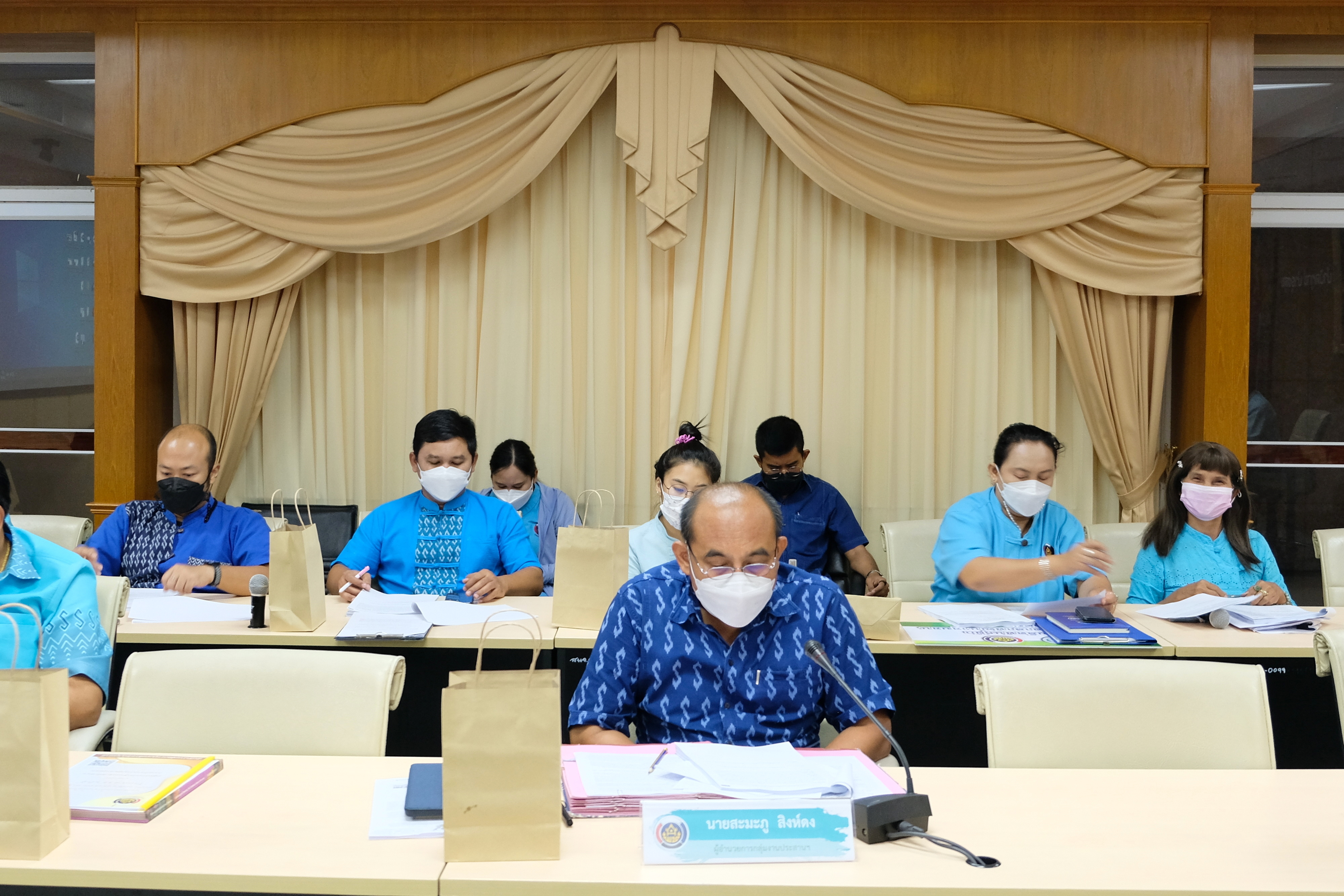 พช.ปทุมธานี “ประชุมผู้อำนวยการกลุ่มงาน/พัฒนาการอำเภอ ครั้งที่ ๗/๒๕๖๕”