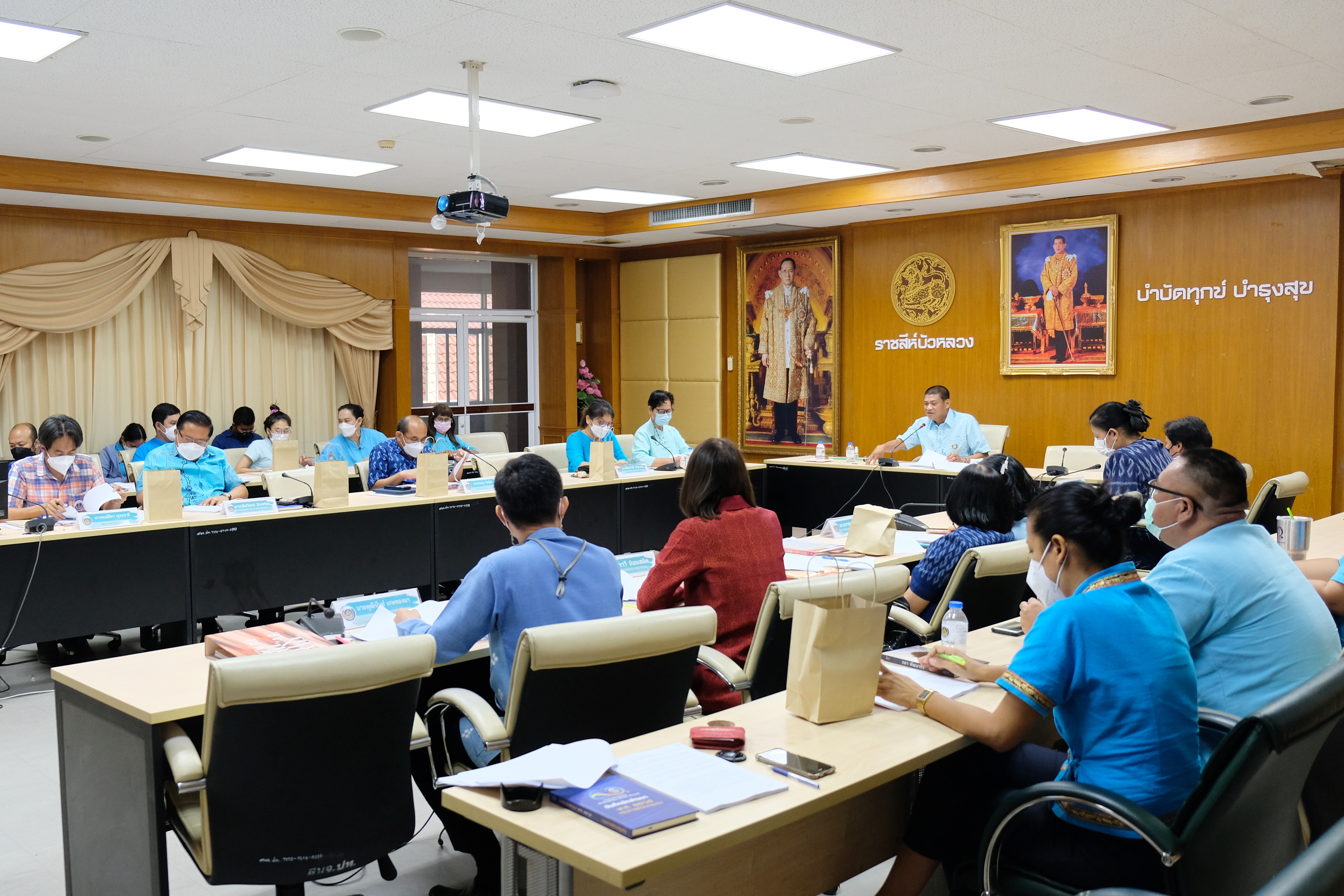 พช.ปทุมธานี “ประชุมผู้อำนวยการกลุ่มงาน/พัฒนาการอำเภอ ครั้งที่ ๗/๒๕๖๕”