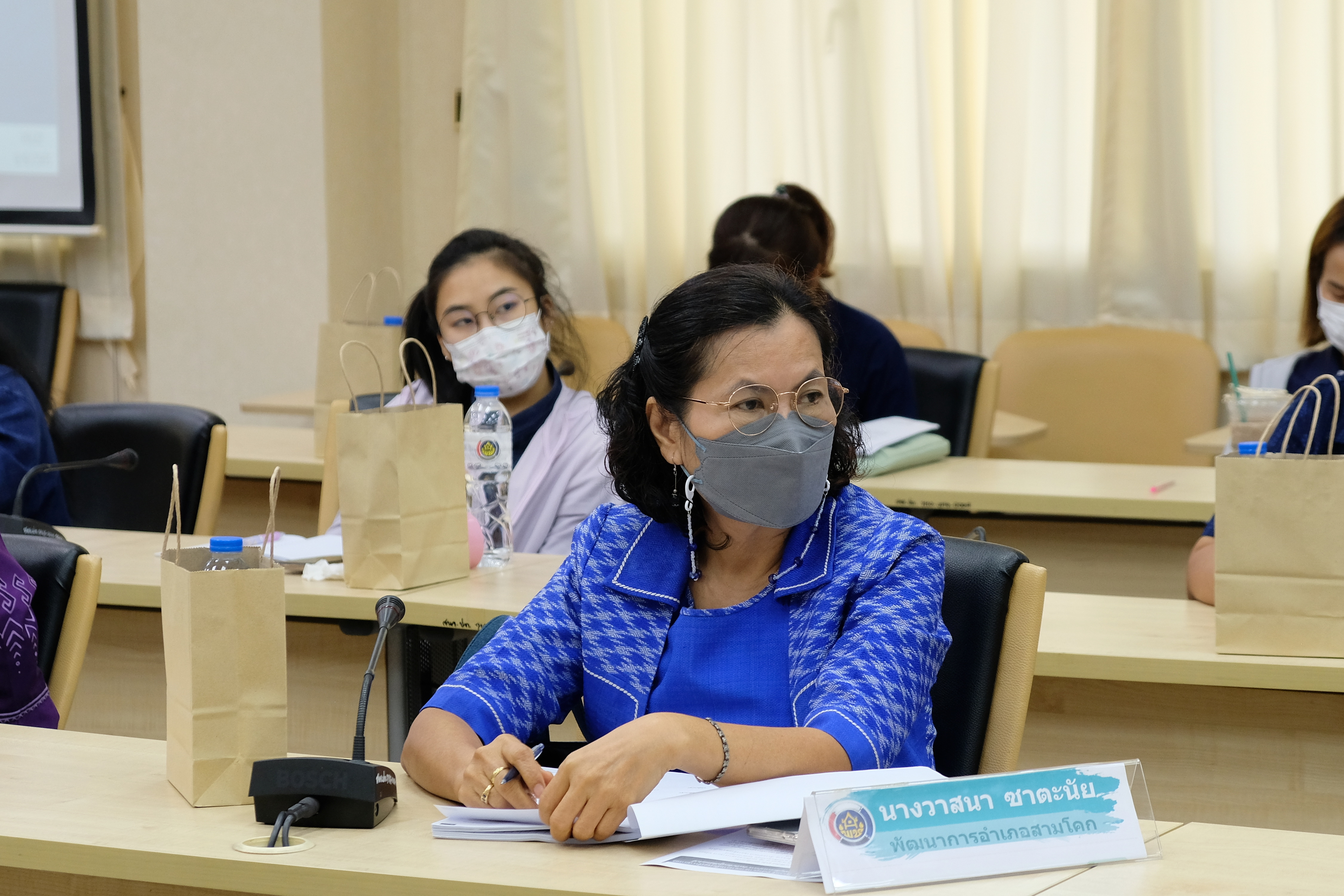 พช.ปทุมธานี “ประชุมมอบนโยบายและแนวทางการดำเนินงานพัฒนาชุมชน ประจำเดือนกันยายน ๒๕๖๕”