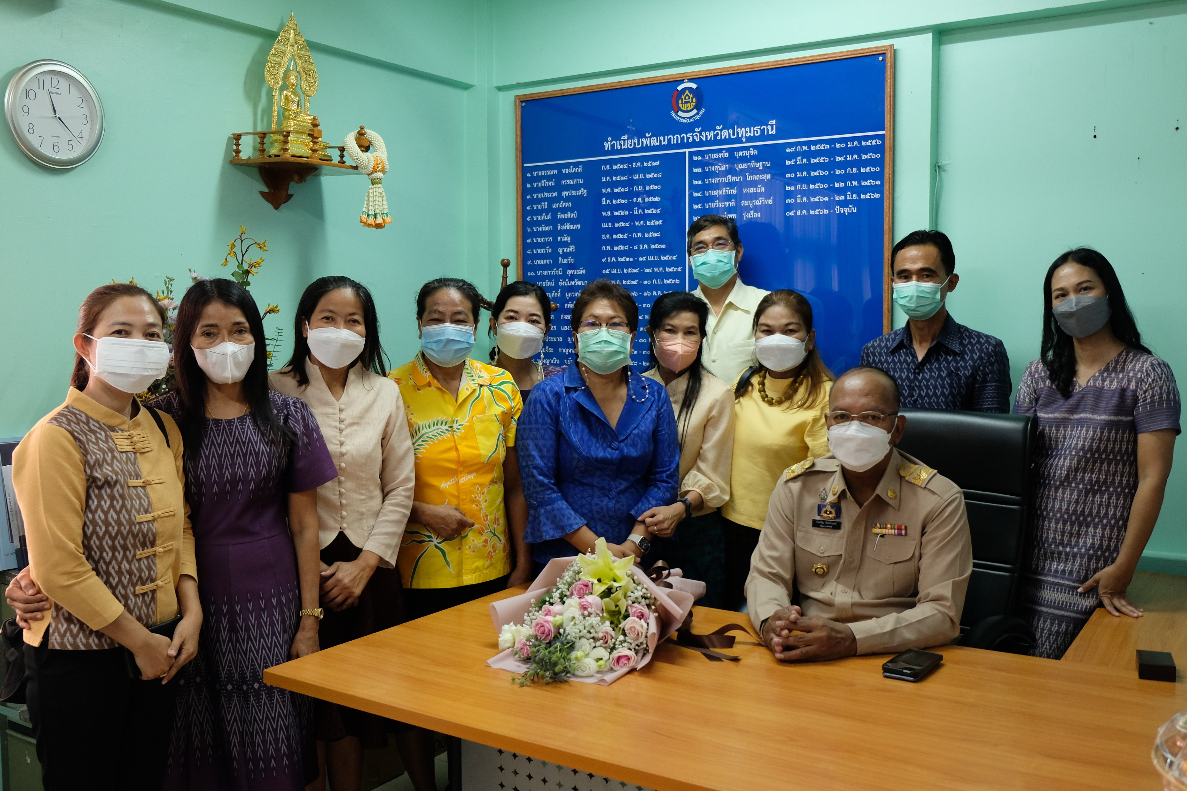 พช.ปทุมธานี “ร่วมต้อนรับพัฒนาการจังหวัดปทุมธานี คนที่ ๒๗”