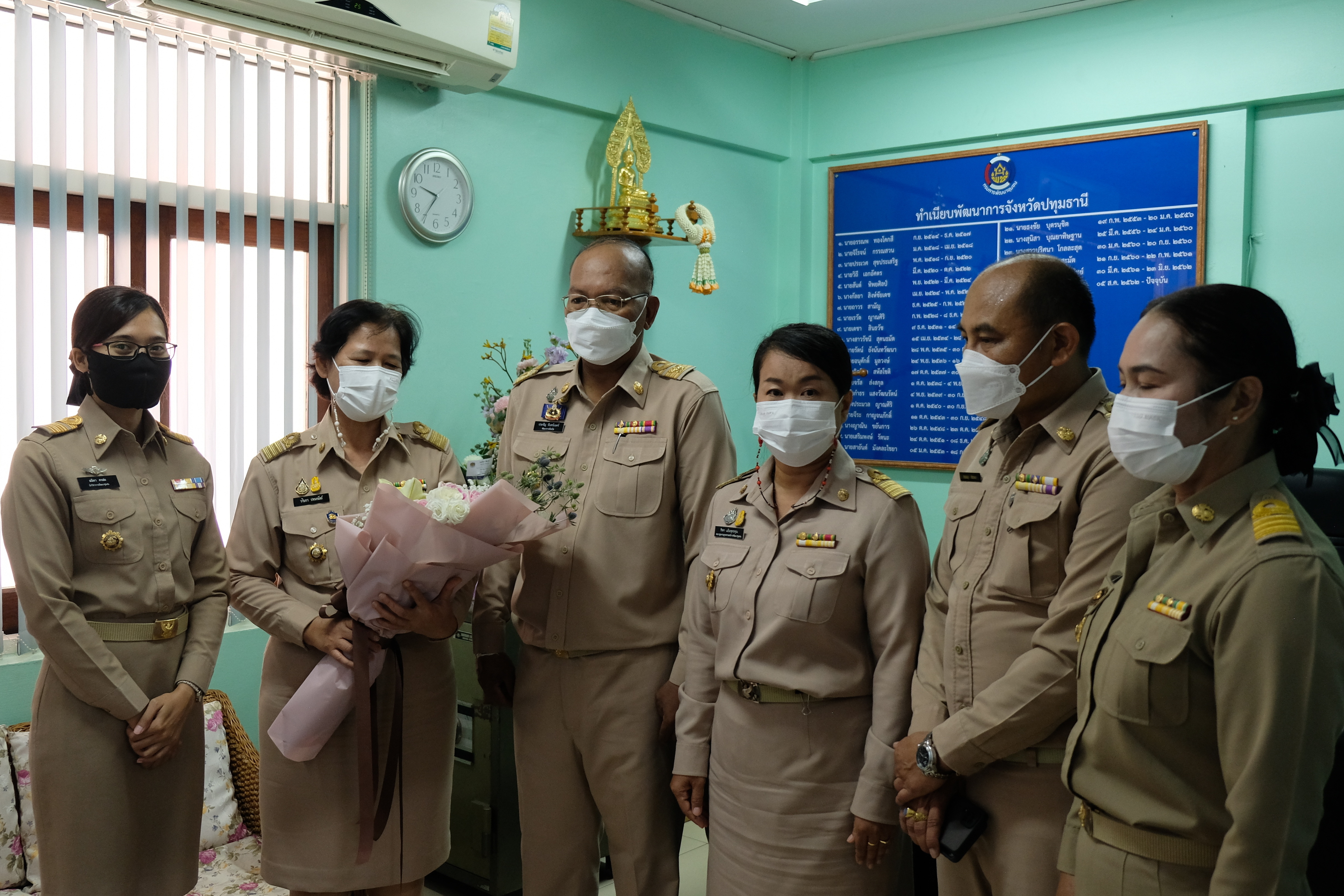 พช.ปทุมธานี “ร่วมต้อนรับพัฒนาการจังหวัดปทุมธานี คนที่ ๒๗”