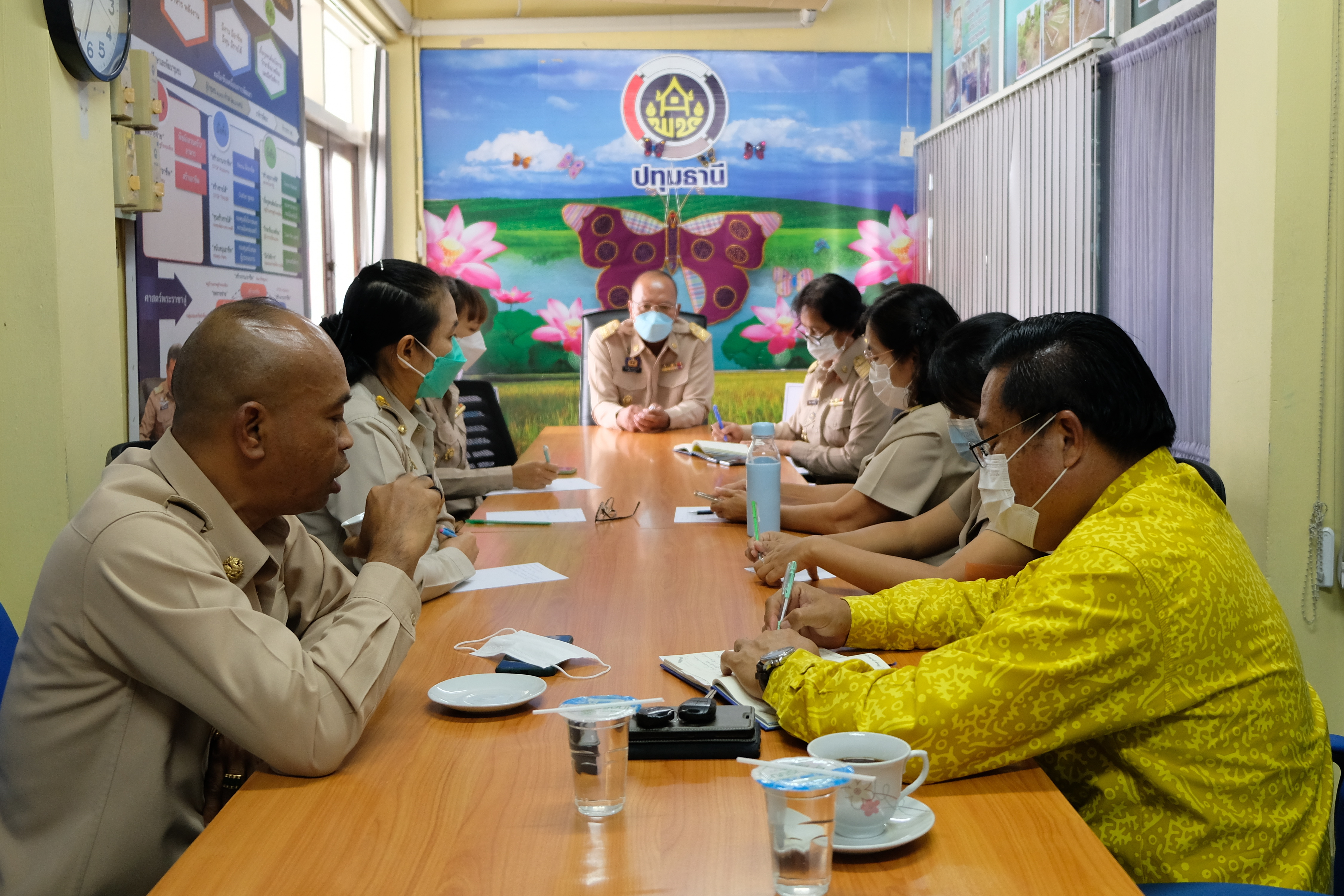 พช.ปทุมธานี “ร่วมต้อนรับพัฒนาการจังหวัดปทุมธานี คนที่ ๒๗”