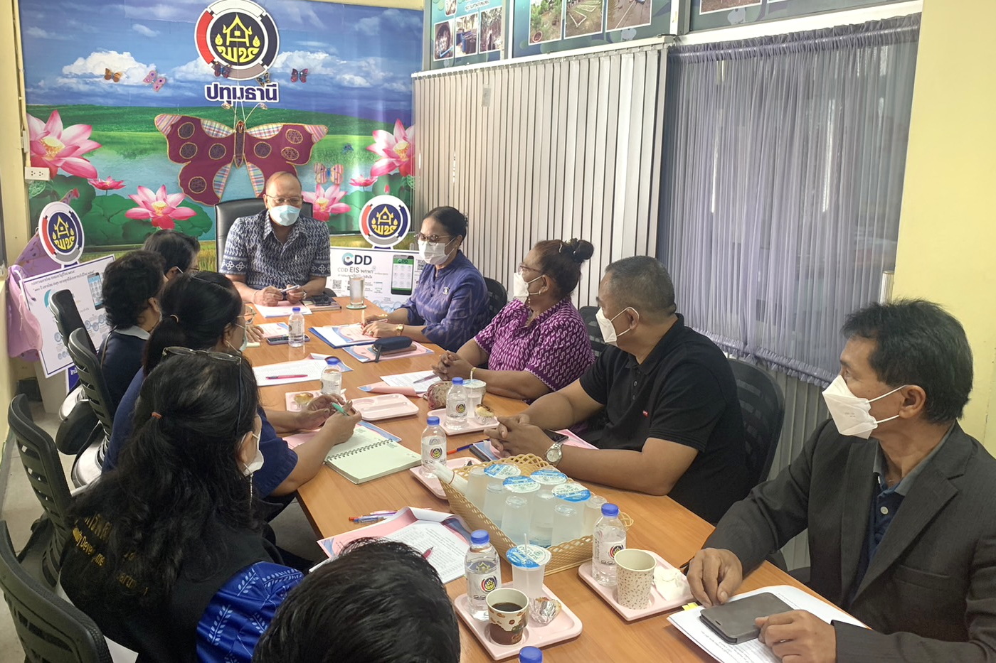 พช.ปทุมธานี “ประชุมผู้นำอช. ครั้งที่ ๑/๒๕๖๕”