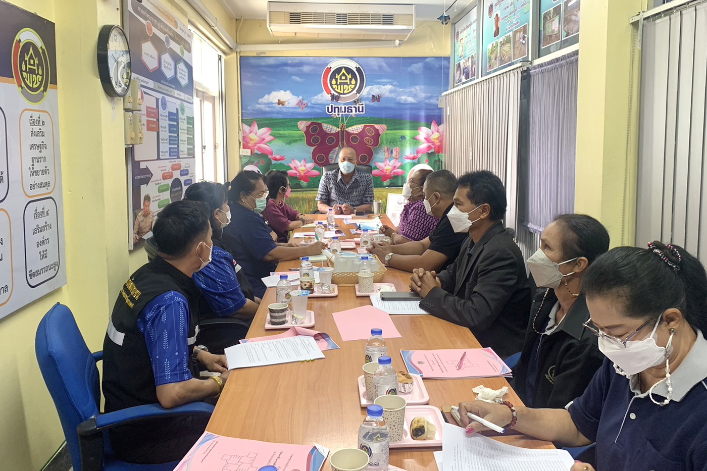 พช.ปทุมธานี “ประชุมผู้นำอช. ครั้งที่ ๑/๒๕๖๕”