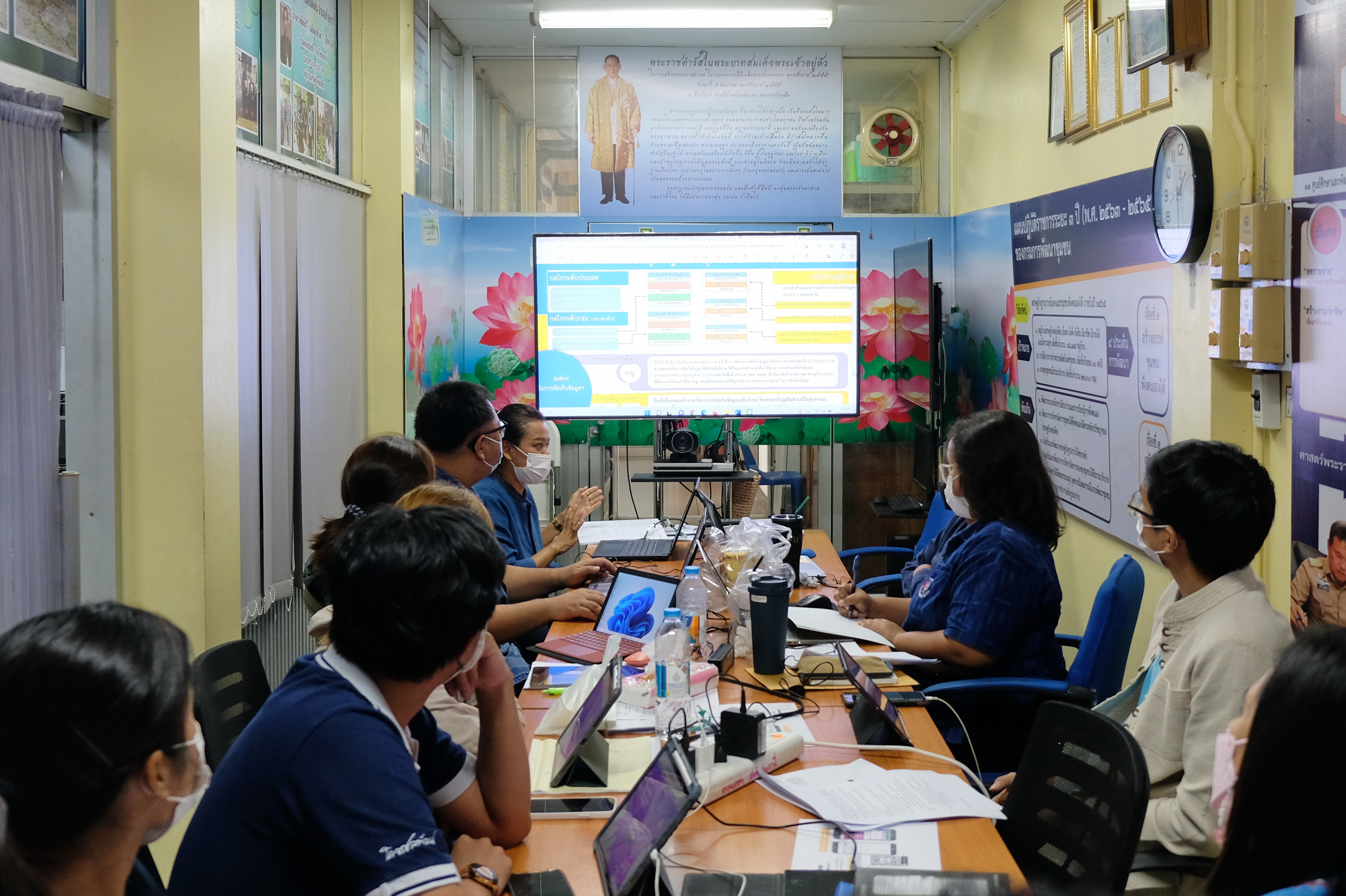 พช.ปทุมธานี “ประชุมเจ้าหน้าที่ผู้รับผิดชอบการบริหารการจัดเก็บข้อมูลความจำเป็นพื้นฐาน (จปฐ.) และข้อมูลพื้นฐานระดับหมู่บ้าน (กชช. ๒ค)”