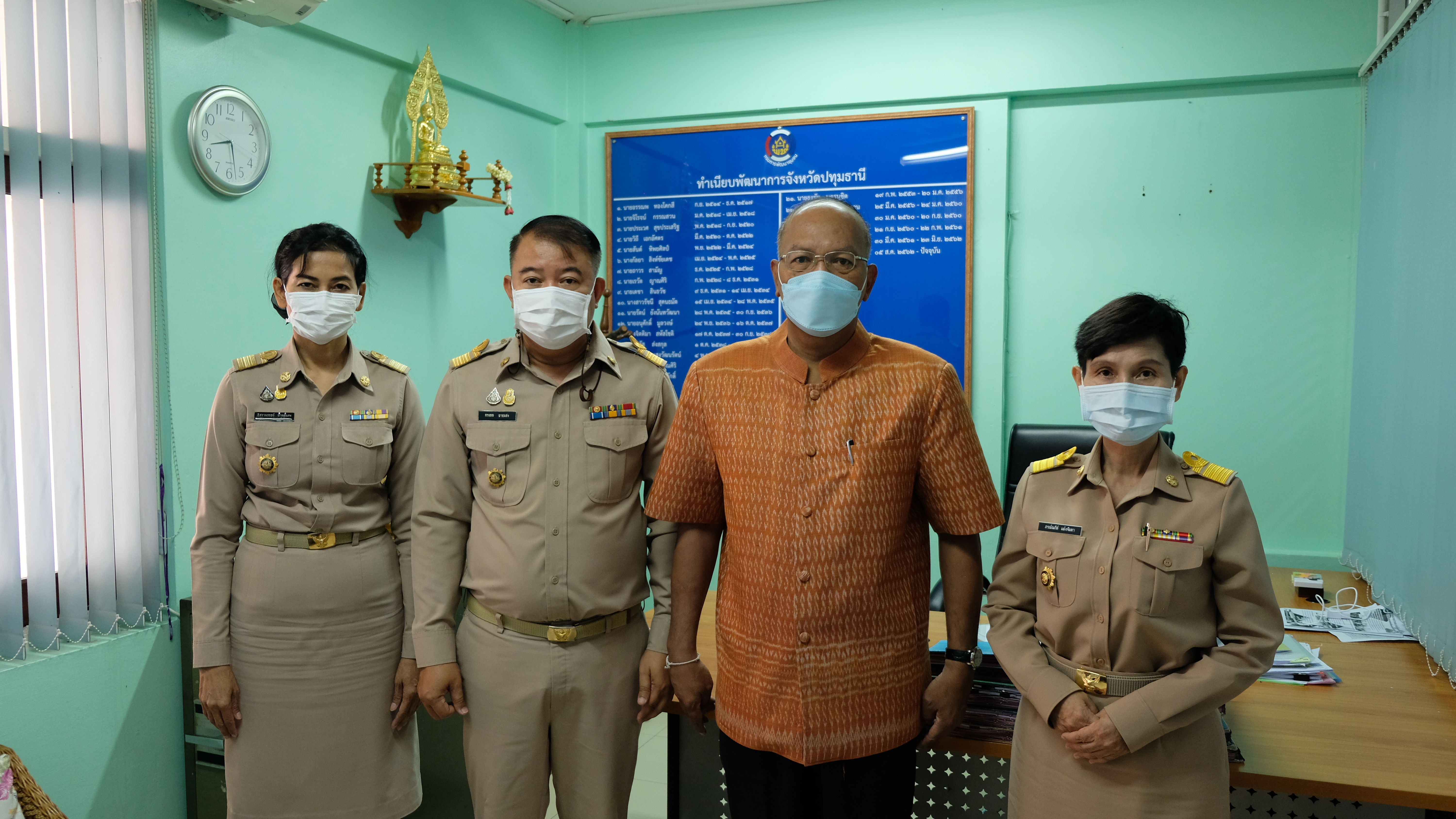 พช.ปทุมธานี “ต้อนรับผู้อำนวยการกลุ่มงานฯและพัฒนาการอำเภอ โอกาสเดินทางมารับตำแหน่งฯ”