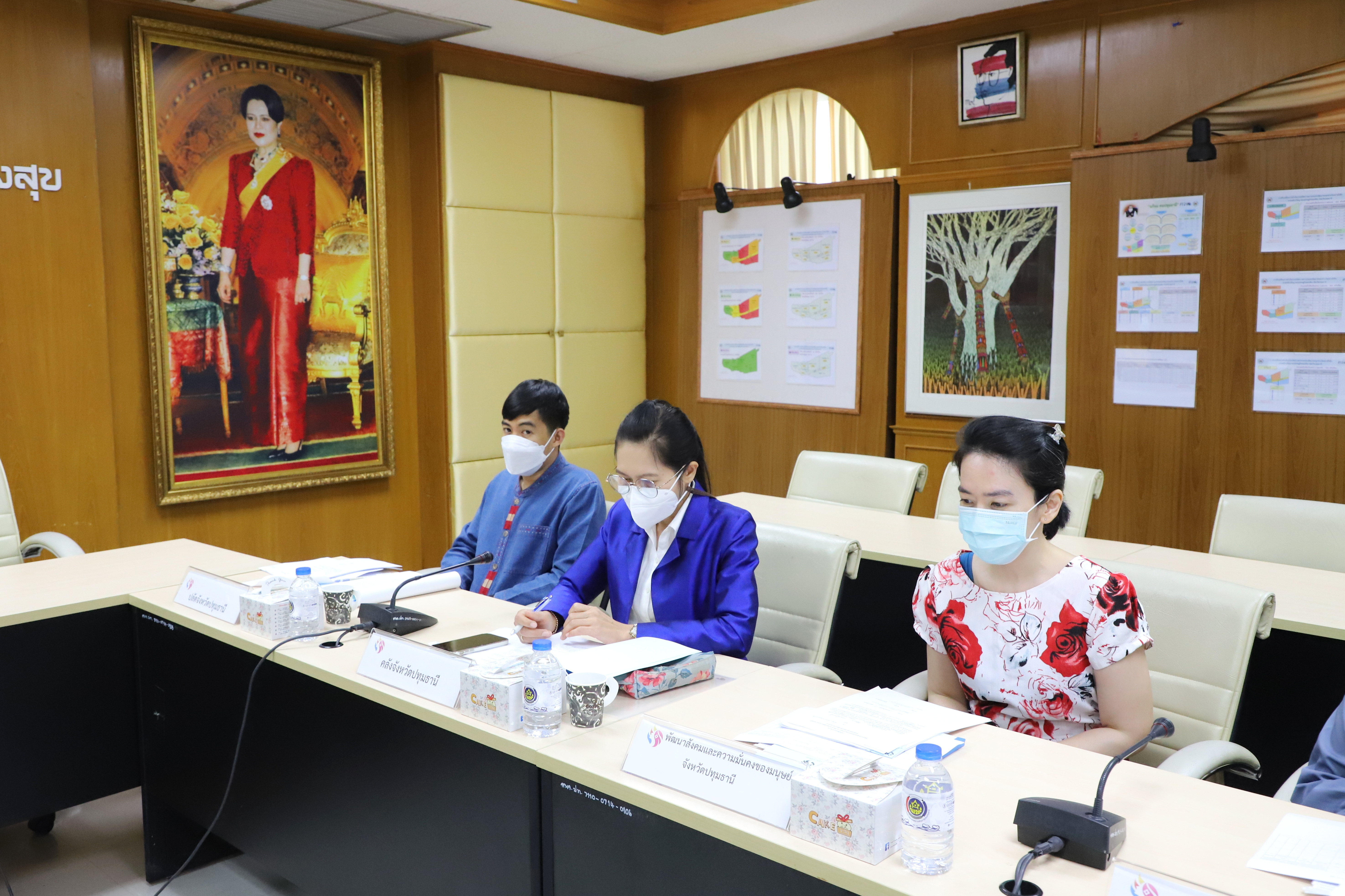 พช.ปทุมธานี “ประชุมคณะอนุกรรมการบริหารกองทุนพัฒนาบทบาทสตรีระดับจังหวัด จังหวัดปทุมธานี ครั้งที่ ๑ ประจำปีงบประมาณ พ.ศ. ๒๕๖๖”