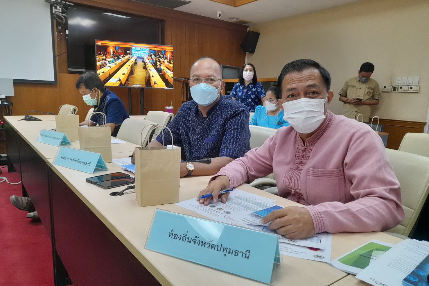 พช.ปทุมธานี “ร่วมประชุมติดตามนโยบายรัฐบาลและภารกิจสำคัญกระทรวงมหาดไทย”