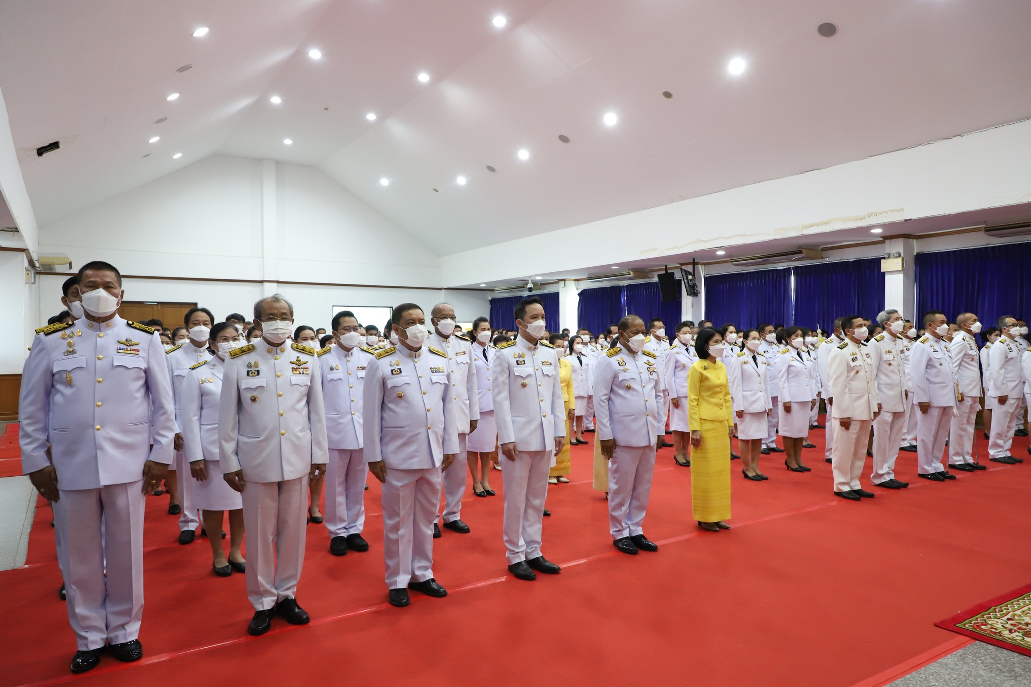 พช.ปทุมธานี “ร่วมพิธีเนื่องในวันคล้ายวันพระบรมราชสมภพ รัชกาลที่ ๙ และวันพ่อแห่งชาติ ๕ ธันวาคม”