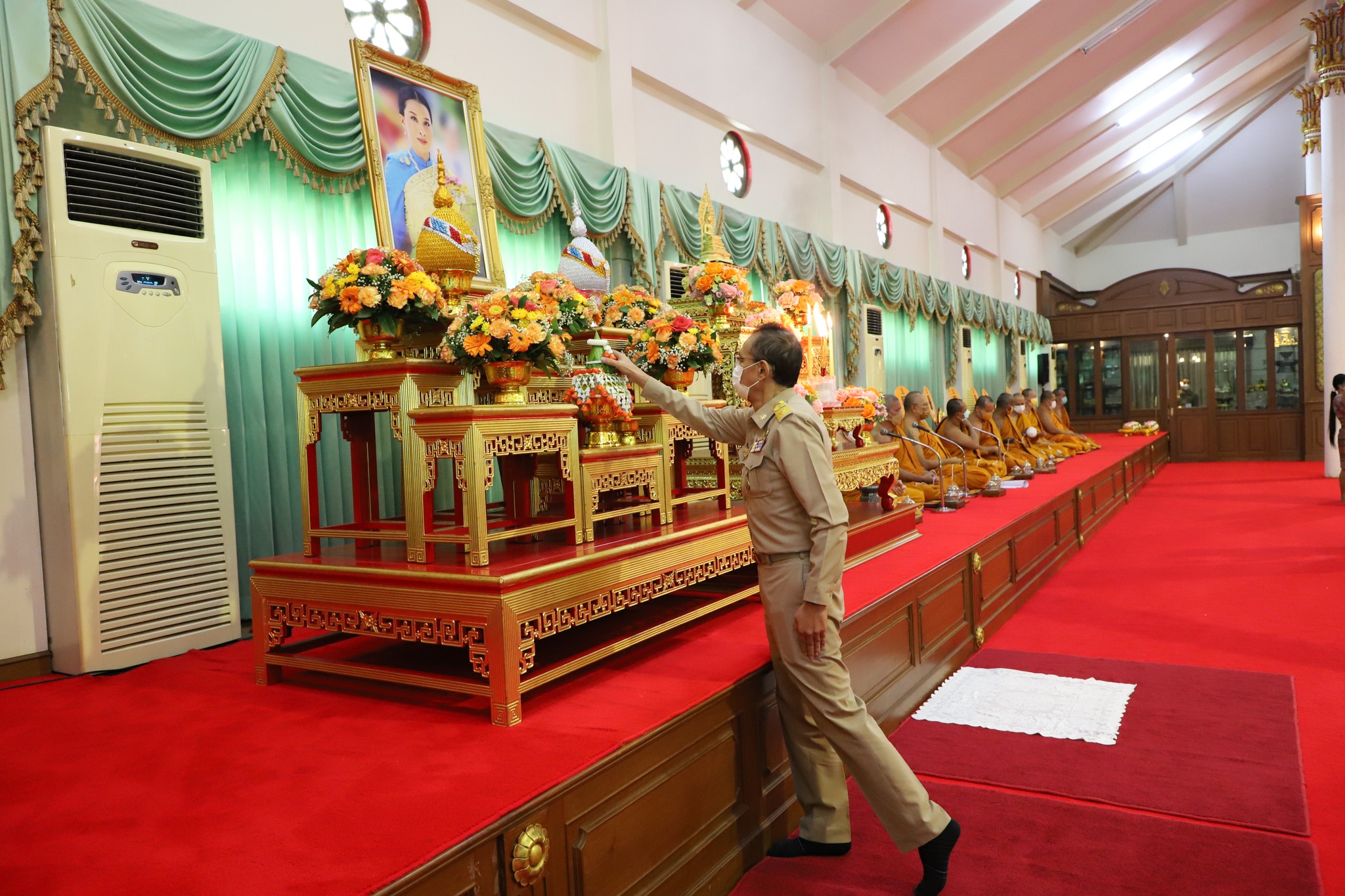 พช.ปทุมธานี “ร่วมพิธีเจริญพระพุทธมนต์ เจริญจิตภาวนาถวายพระพรชัยมงคลแด่ สมเด็จพระเจ้าลูกเธอ เจ้าฟ้าพัชรกิติยาภาฯ ให้ทรงหายจากพระอาการประชวร โดยเร็ววัน”