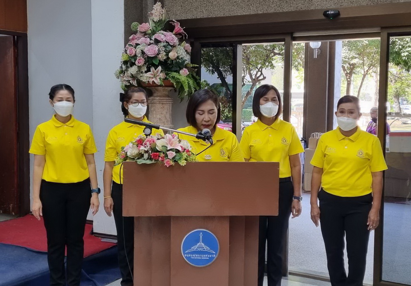 พช.ปทุมธานี “พัฒนาการจังหวัดปทุมธานี เป็นประธานพิธีเปิดโครงการ “ส่งเสริมการพัฒนาศักยภาพสตรีด้านการตลาดออนไลน์ และการพัฒนาอาชีพแก่สมาชิกสมาคมผู้นำสตรีพัฒนาชุมชนจังหวัดปทุมธานี”