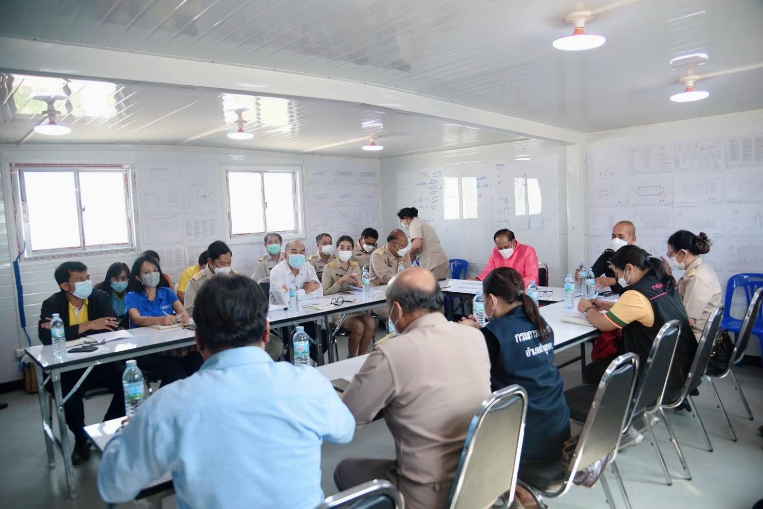 พช.ปทุมธานี “ร่วมประชุมคณะทำงานสนับสนุนการดำเนินการพัฒนาสถานปฏิบัติธรรมสมเด็จพระสังฆราช (อมฺพรมหาเถร)”