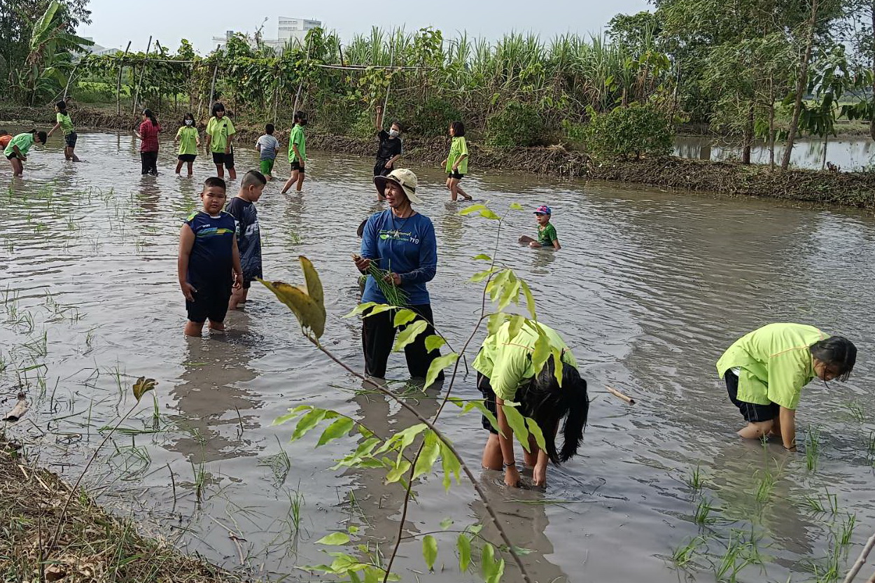 พช.ปทุมธานี “ขับเคลื่อนนโยบายการพัฒนาชุมชน ส่งเสริมกิจกรรมเครือข่ายพื้นที่ต้นแบบ โคก หนอง นา โมเดล จังหวัดปทุมธานี”