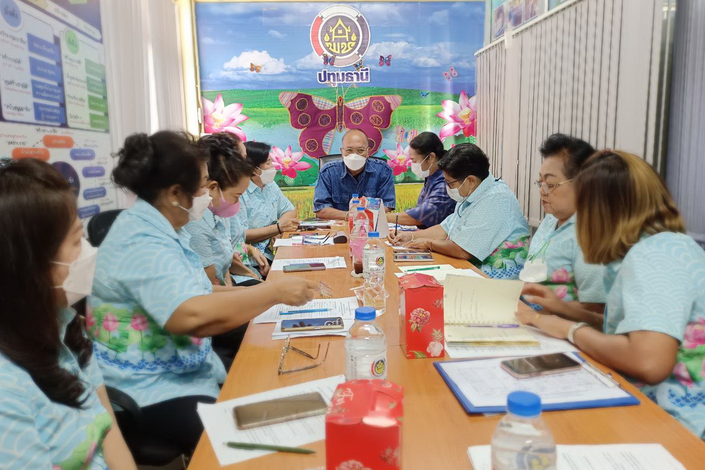 พช.ปทุมธานี “ประชุมคณะกรรมการพัฒนาสตรีจังหวัดปทุมธานี ครั้งที่ ๑/๒๕๖๖”