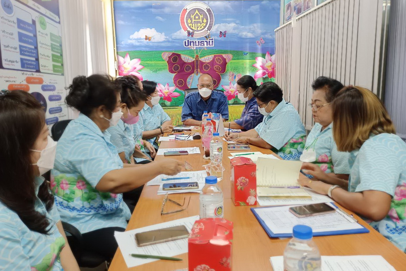 พช.ปทุมธานี “ประชุมคณะกรรมการพัฒนาสตรีจังหวัดปทุมธานี ครั้งที่ ๑/๒๕๖๖”