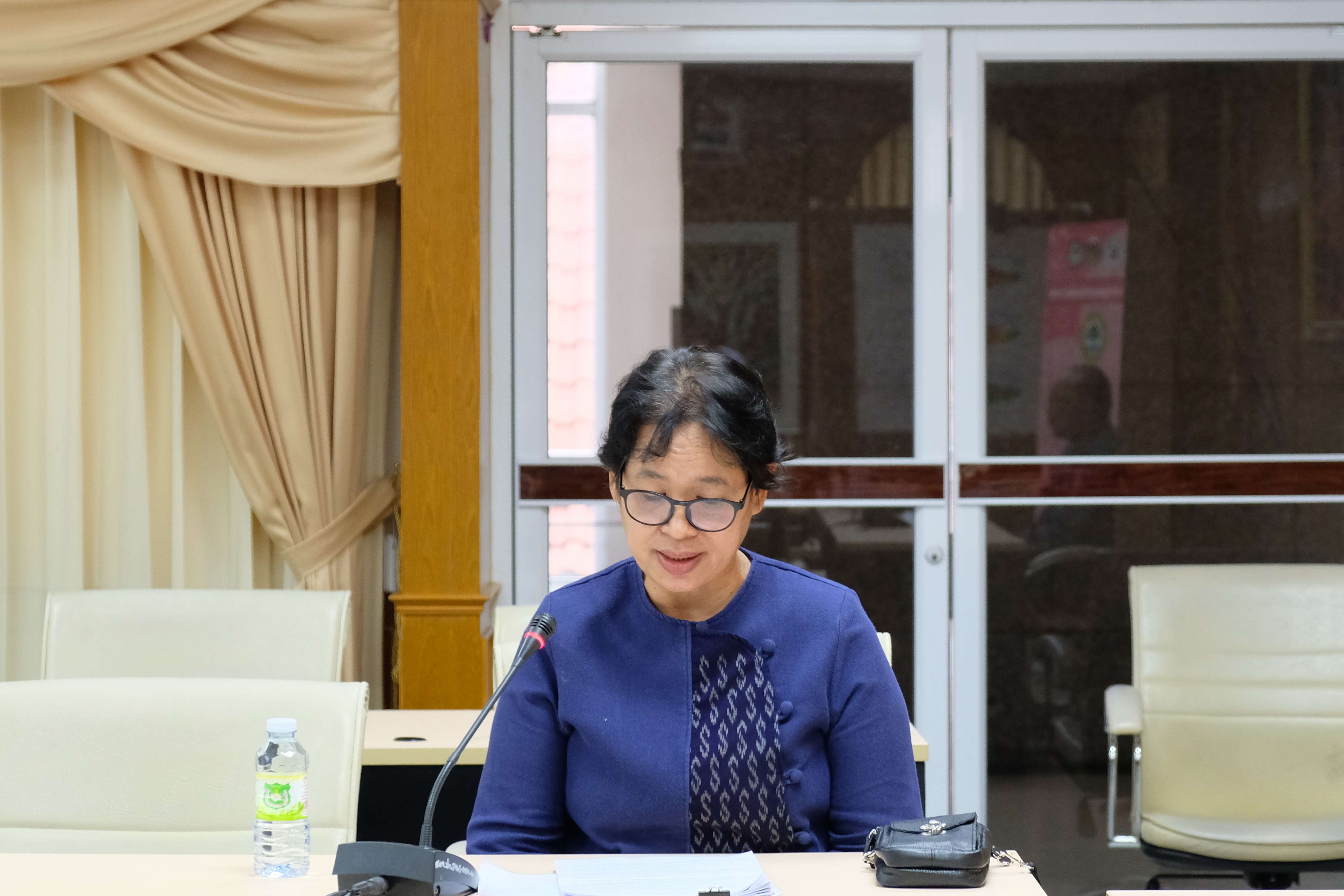 พช.ปทุมธานี “ดำเนินโครงการประชุมเชิงปฏิบัติการเพิ่มศักยภาพงานทุนชุมชนเสริมสร้างธรรมาภิบาลและการเข้าถึงแหล่งทุน เพื่อส่งเสริมและยกระดับเศรษฐกิจฐานรากให้มั่นคง”