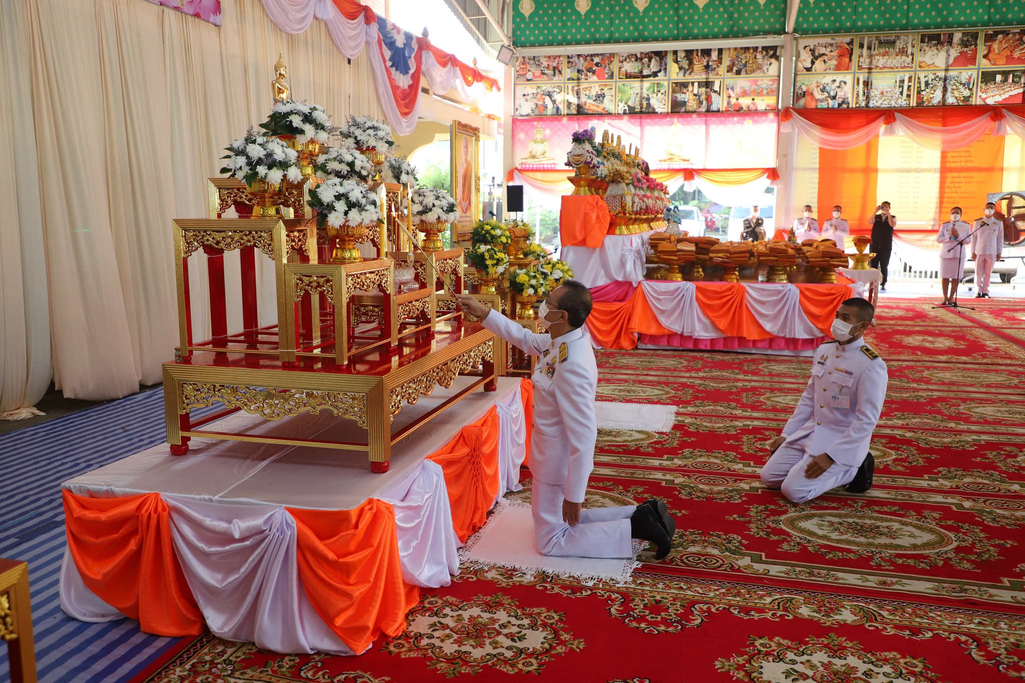 พช.ปทุมธานี “ร่วมพิธีบรรพชาอุปสมบท ๙๙ รูป เพื่อถวายพระพรชัยมงคลแด่สมเด็จพระเจ้าลูกเธอ เจ้าฟ้าพัชรกิติยาภา นเรนทิราเทพยวดี กรมหลวงราชสาริณีสิริพัชร มหาวัชรราชธิดา ให้ทรงหายจากพระอาการประชวร”