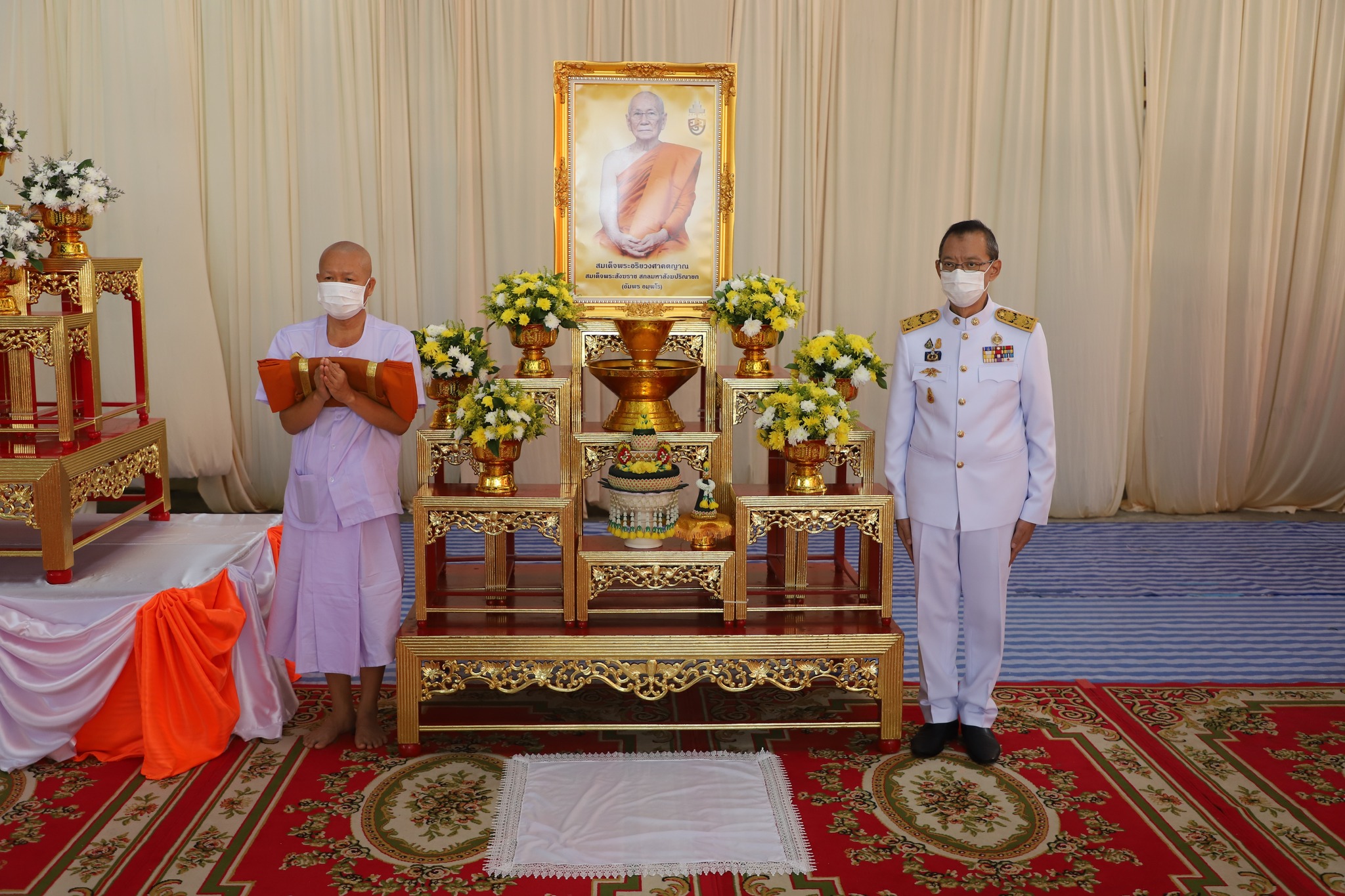 พช.ปทุมธานี “ร่วมพิธีบรรพชาอุปสมบท ๙๙ รูป เพื่อถวายพระพรชัยมงคลแด่สมเด็จพระเจ้าลูกเธอ เจ้าฟ้าพัชรกิติยาภา นเรนทิราเทพยวดี กรมหลวงราชสาริณีสิริพัชร มหาวัชรราชธิดา ให้ทรงหายจากพระอาการประชวร”