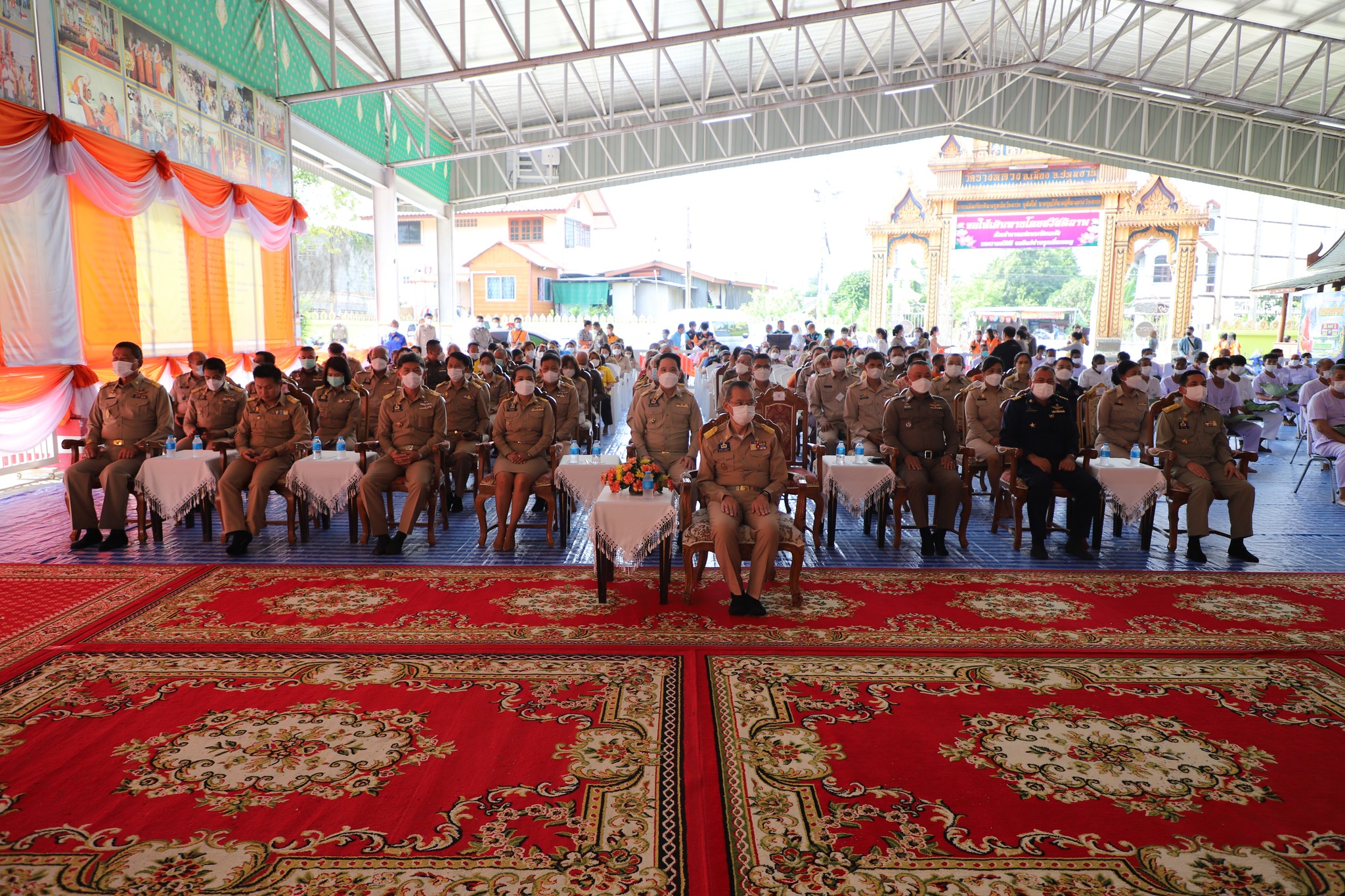 พช.ปทุมธานี “ร่วมประกอบพิธีปลงผมนาค โครงการบรรพชาอุปสมบท ๙๙ รูป เพื่อถวายพระพรชัยมงคลแด่สมเด็จพระเจ้าลูกเธอ เจ้าฟ้าพัชรกิติยาภาฯ ให้ทรงหายจากพระอาการประชวรและทรงมีพระพลานามัยสมบูรณ์แข็งแรงโดยเร็ววัน”