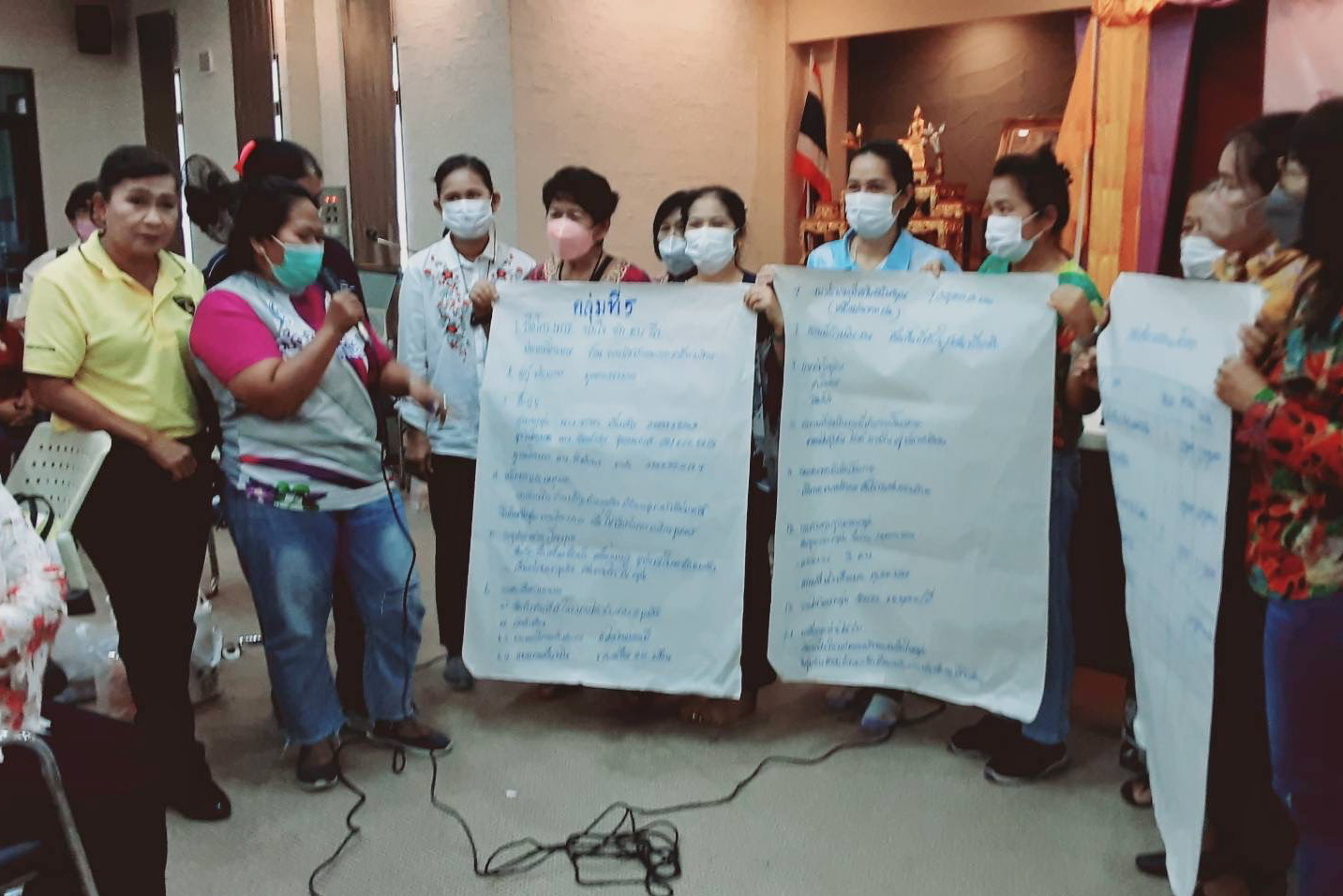 พช.ปทุมธานี “สพอ.ธัญบุรี เสริมพลังสตรีทางเศรษฐกิจ ผ่านโครงการพัฒนาศักยภาพผู้นำสตรีเพื่อสนับสนุนการขับเคลื่อนการดำเนินงานกองทุนพัฒนาบทบาทสตรีตำบลลำผักกูด”