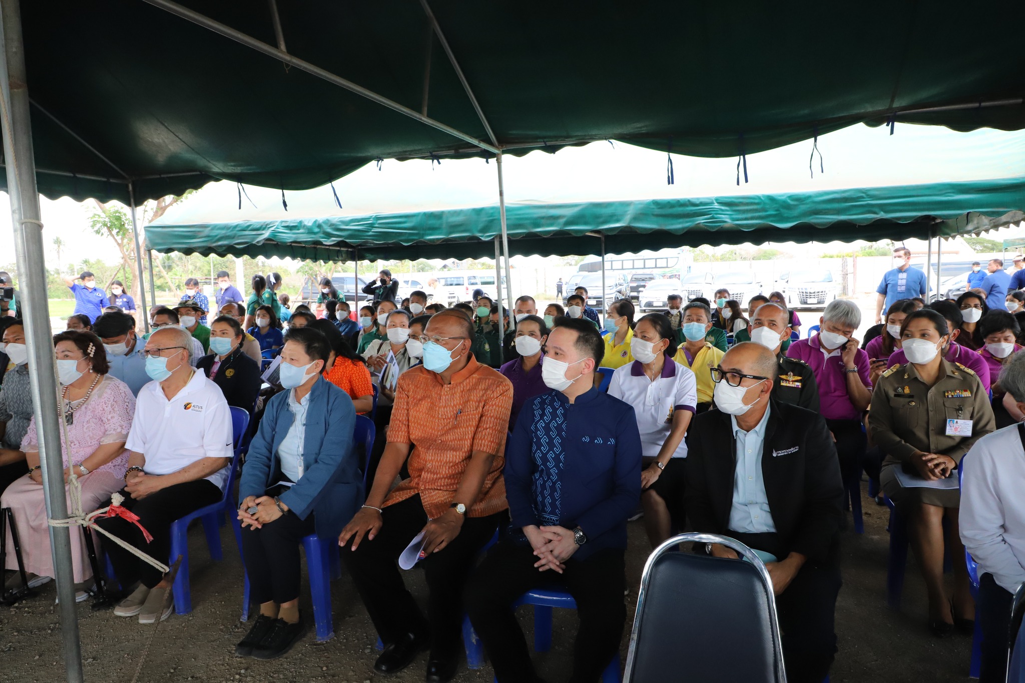 พช.ปทุมธานี “ร่วมลงพื้นที่ติดตามความก้าวหน้าการดำเนินงานพัฒนาพื้นที่สถานปฏิบัติธรรม สมเด็จพระสังฆราช (อมฺพรมหาเถร) จังหวัดปทุมธานี”