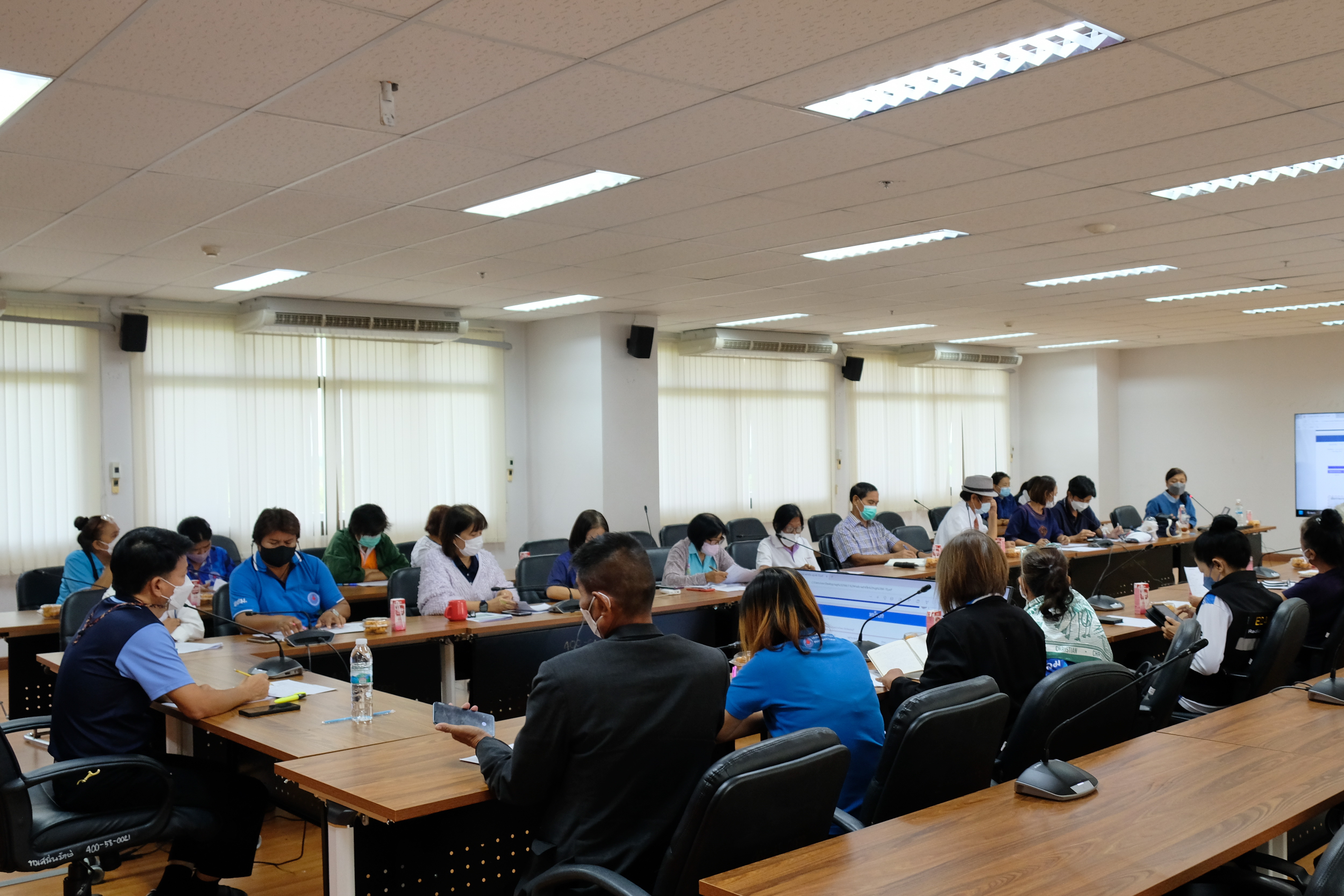 พช.ปทุมธานี “สพอ.ธัญบุรี : ดำเนินโครงการประชุมเชิงปฏิบัติการผู้จัดเก็บข้อมูล จปฐ. ประจำปี ๒๕๖๖ ด้วยเครื่องมืออิเล็กทรอนิกส์”