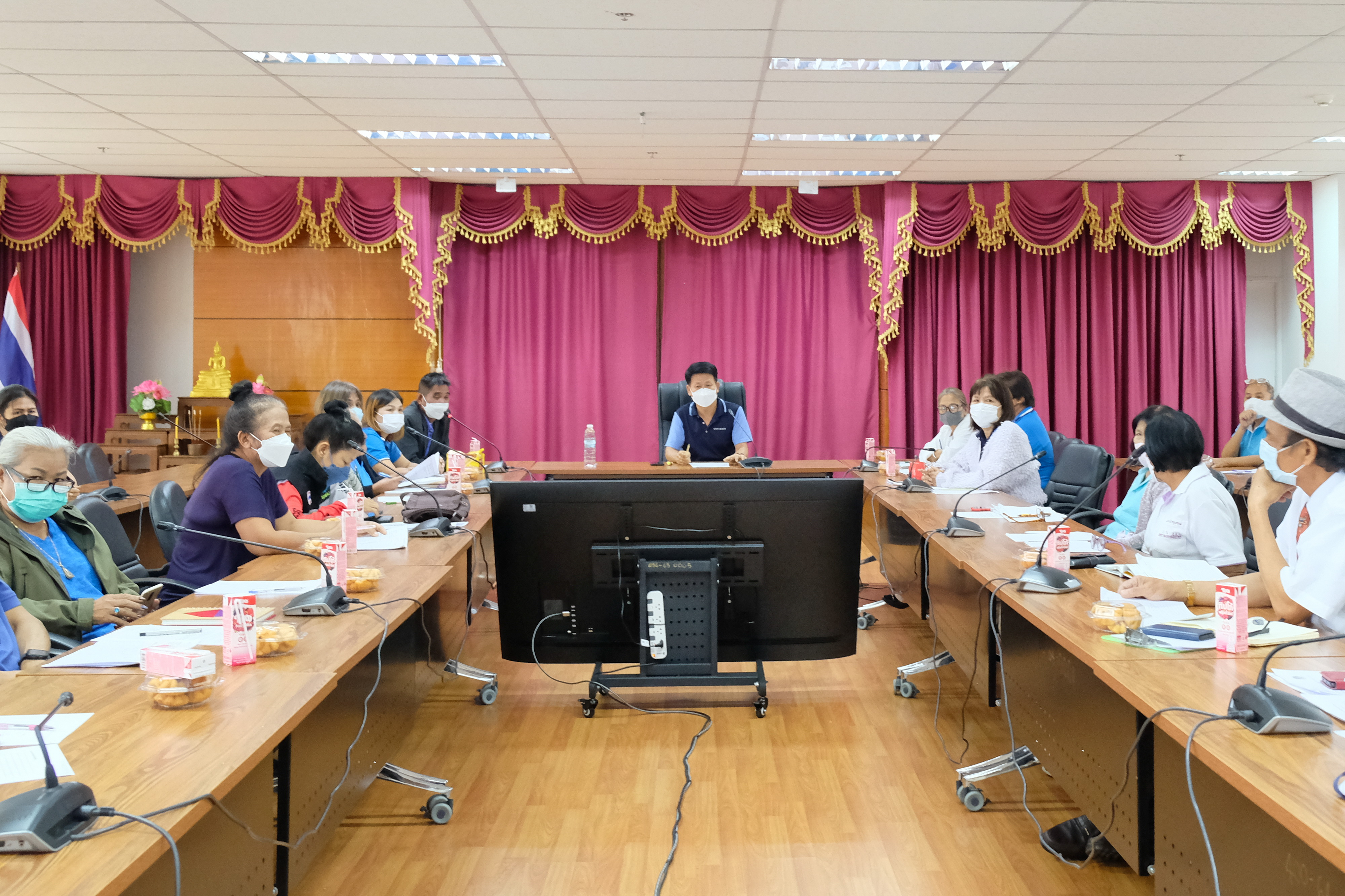 พช.ปทุมธานี “สพอ.ธัญบุรี : ดำเนินโครงการประชุมเชิงปฏิบัติการผู้จัดเก็บข้อมูล จปฐ. ประจำปี ๒๕๖๖ ด้วยเครื่องมืออิเล็กทรอนิกส์”