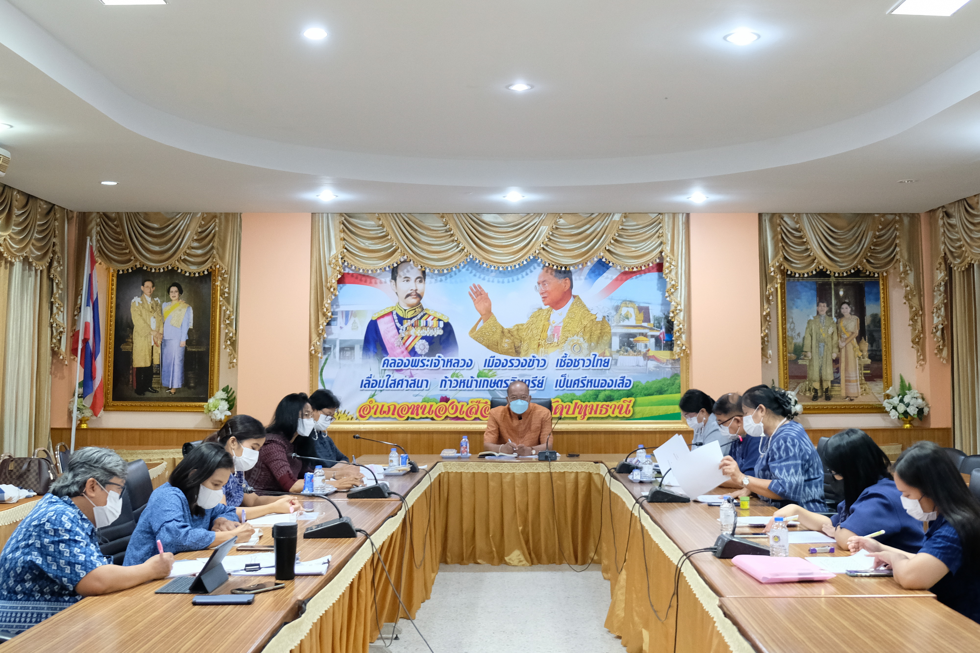 พช.ปทุมธานี “พัฒนาการจังหวัดปทุมธานี ติดตามสนับสนุนการขับเคลื่อนการดำเนินงานสำนักงานพัฒนาชุมชนอำเภอหนองเสือ”