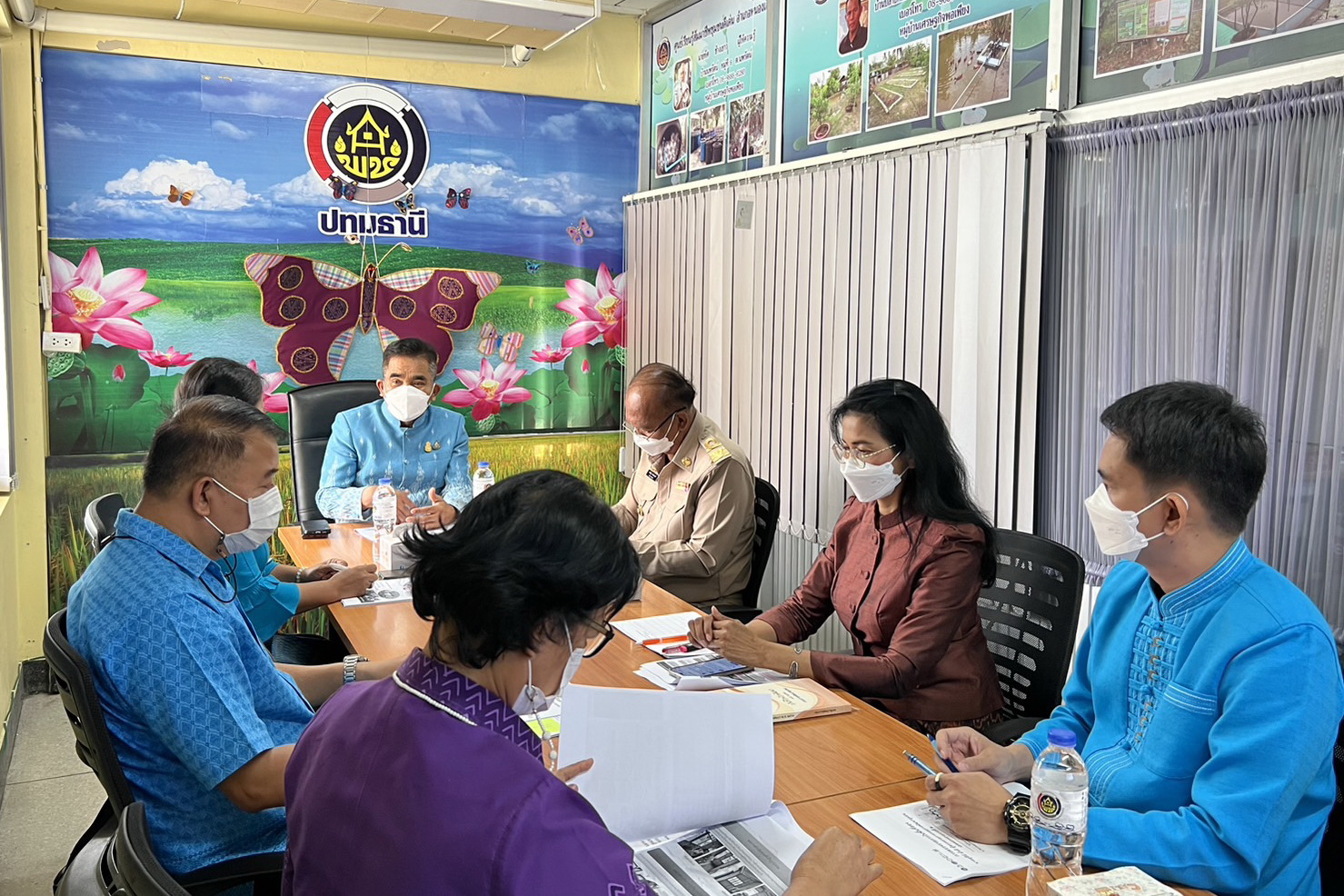 พช.ปทุมธานี “นายสุธีธ์ มั่งมี ผู้ตรวจราชการกรมการพัฒนาชุมชน ลงพื้นที่จังหวัดปทุมธานี ติดตามตรวจราชการ ประจำเดือนกุมภาพันธ์ ๒๕๖๖”