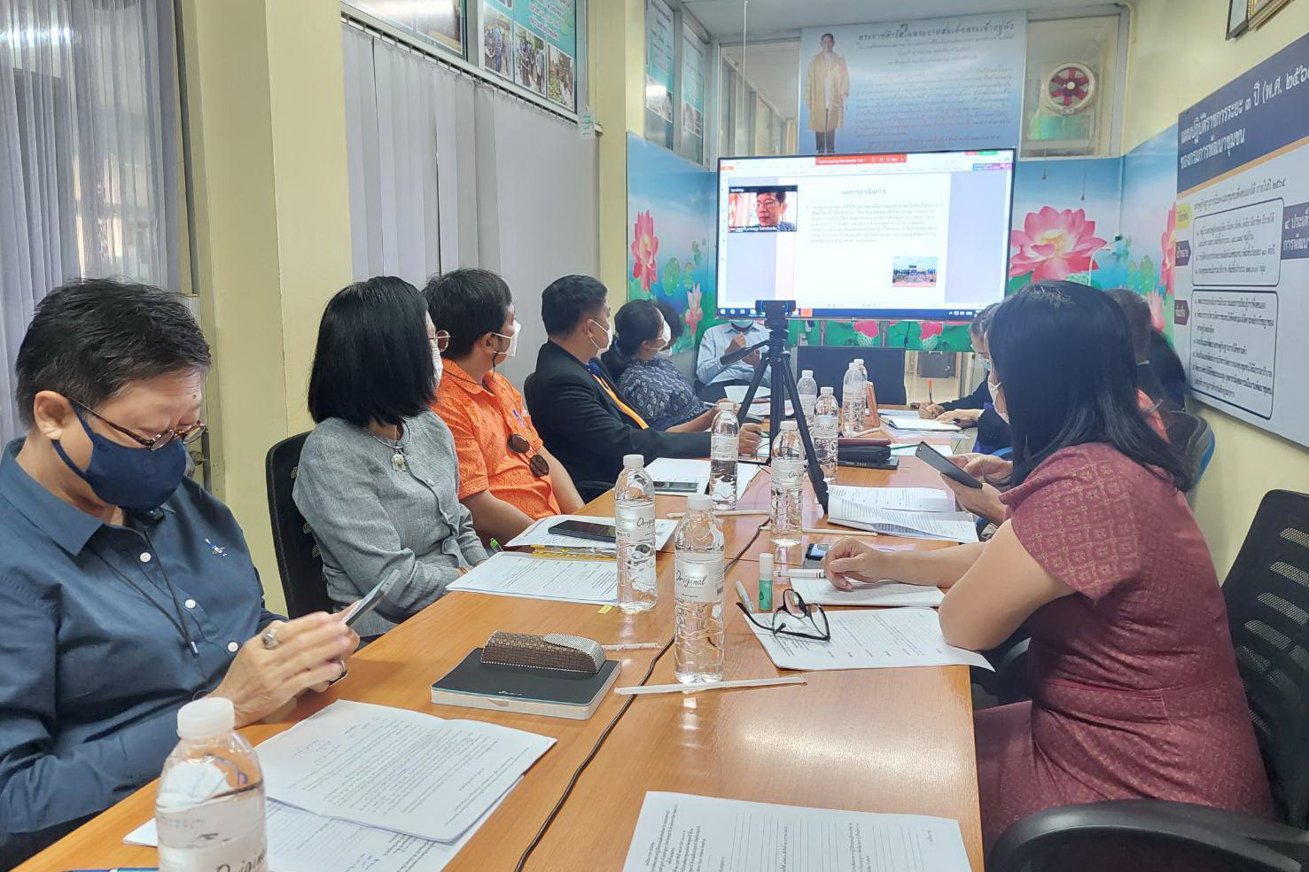 พช.ปทุมธานี “ร่วมประชุมคณะทำงานสนับสนุนการดำเนินการพัฒนาสถานปฏิบัติธรรมสมเด็จพระสังฆราช (อมฺพรมหาเถร) ครั้งที่ ๒/๒๔๖๖”
