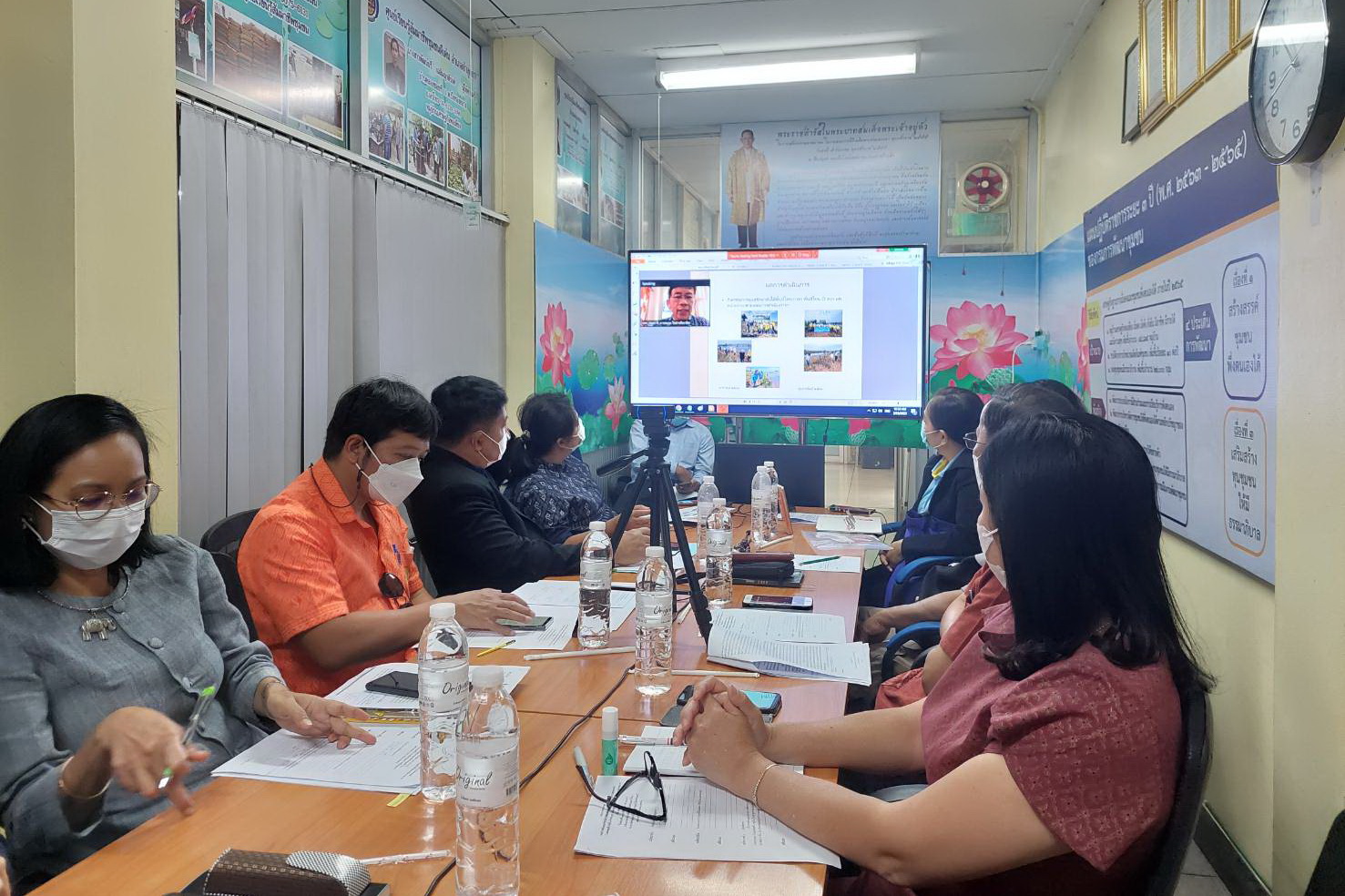 พช.ปทุมธานี “ร่วมประชุมคณะทำงานสนับสนุนการดำเนินการพัฒนาสถานปฏิบัติธรรมสมเด็จพระสังฆราช (อมฺพรมหาเถร) ครั้งที่ ๒/๒๔๖๖”