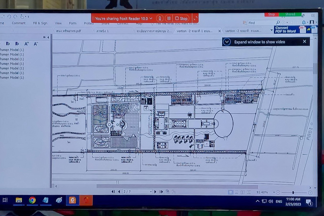พช.ปทุมธานี “ร่วมประชุมคณะทำงานสนับสนุนการดำเนินการพัฒนาสถานปฏิบัติธรรมสมเด็จพระสังฆราช (อมฺพรมหาเถร) ครั้งที่ ๒/๒๔๖๖”